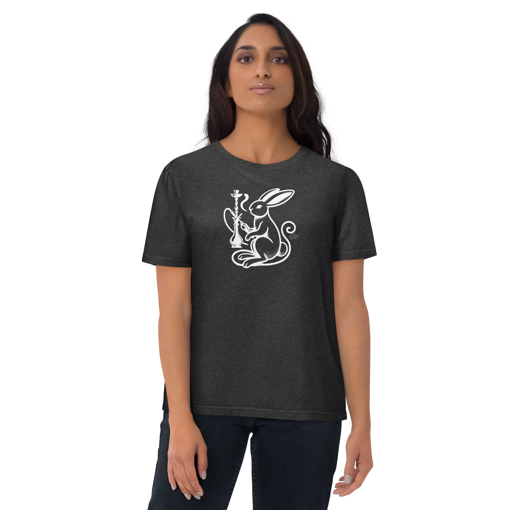 420 Bunny | AG | Organic T-Shirt | Dark - Image 20