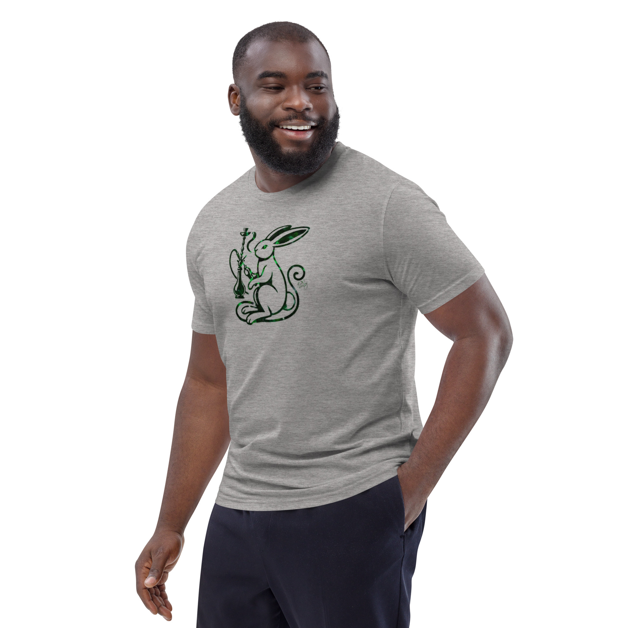 420 Bunny Emerald Ed. | AG | Organic T-Shirt - Image 12