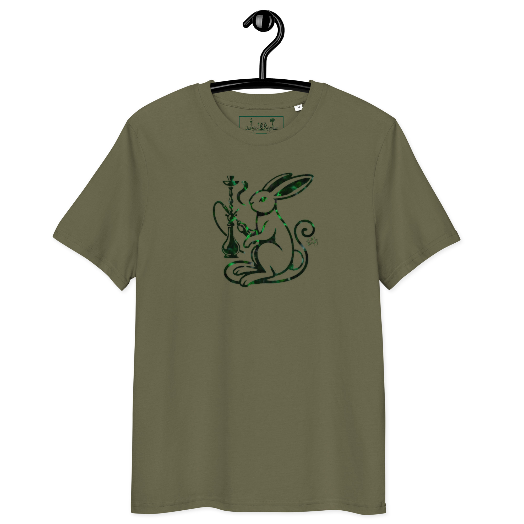 420 Bunny Emerald Ed. | AG | Organic T-Shirt - Image 5