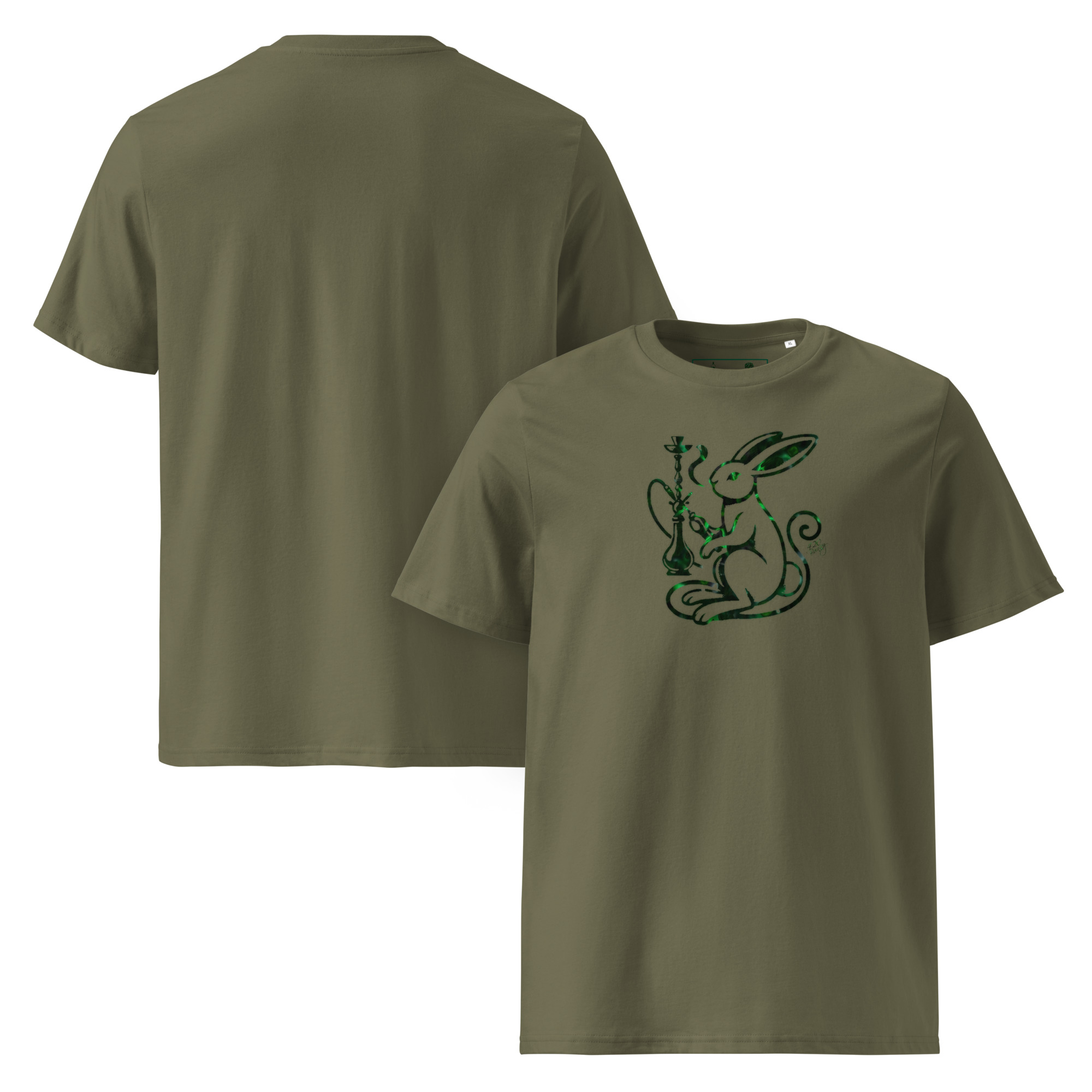 420 Bunny Emerald Ed. | AG | Organic T-Shirt - Image 7