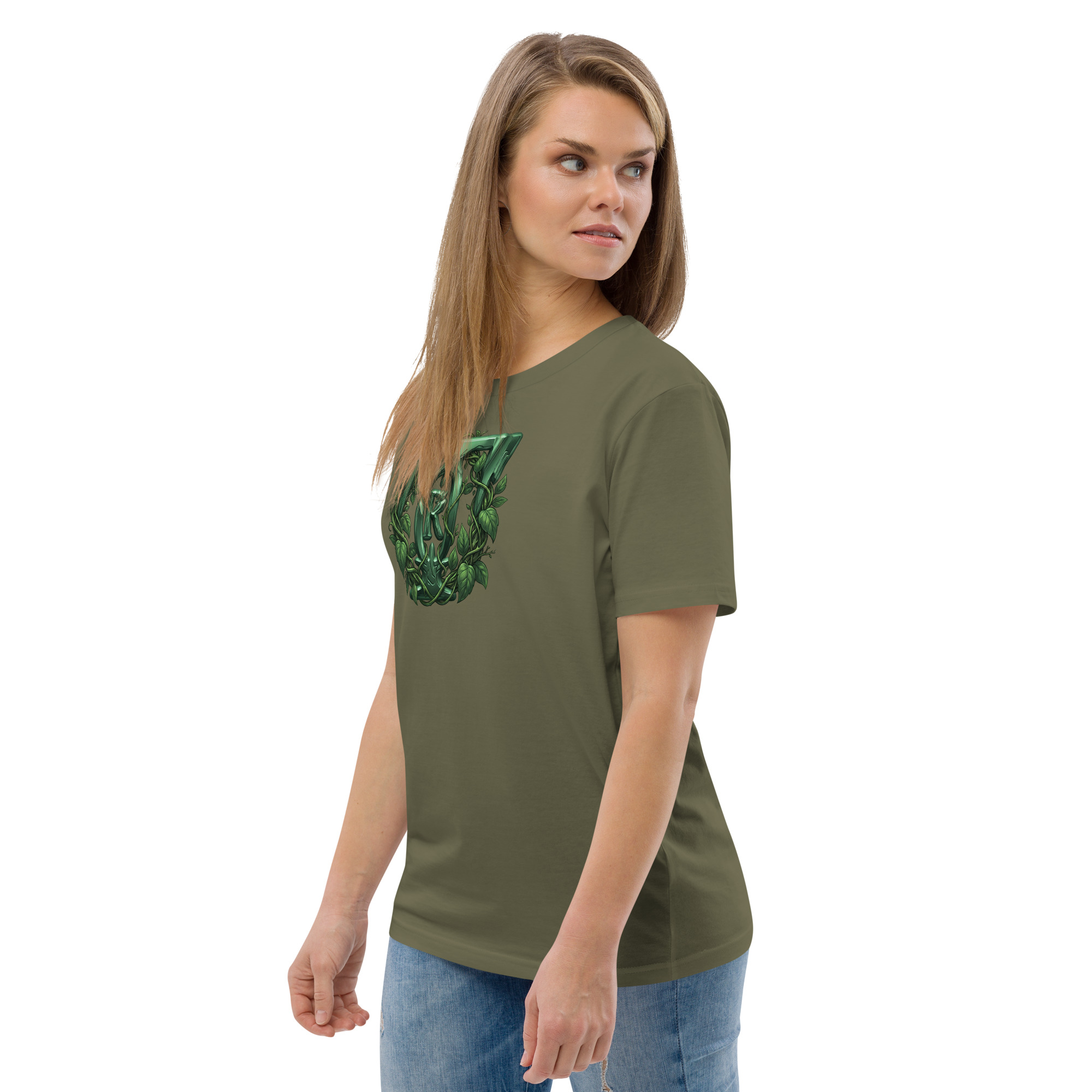 Threads of Rebellion | Emerald Initiative | AG | Organic T-Shirt - Image 10