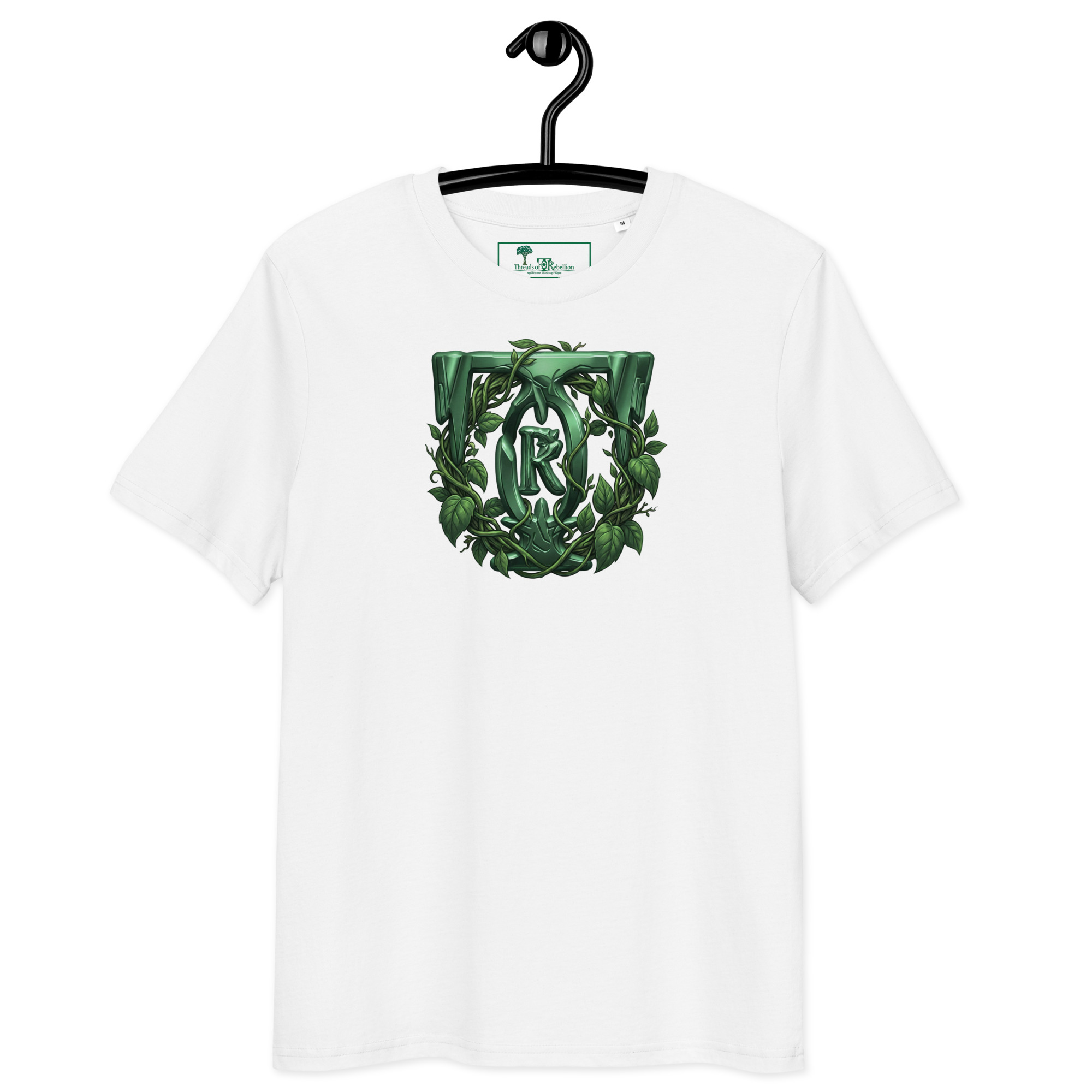 Threads of Rebellion | Emerald Initiative | AG | Organic T-Shirt - Image 8