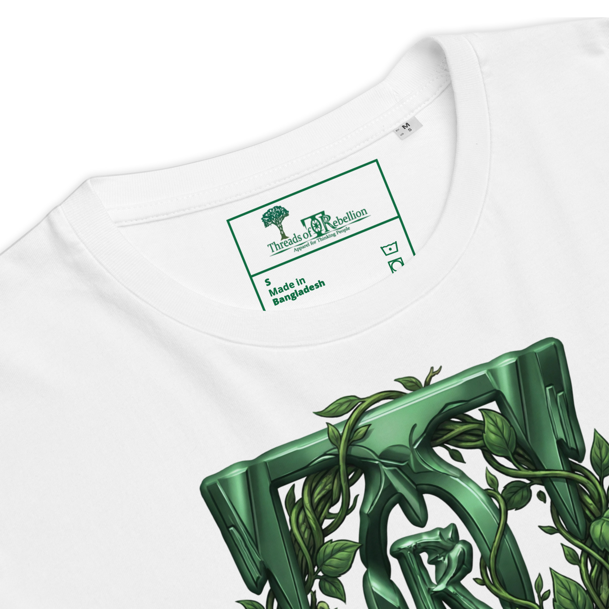 Threads of Rebellion | Emerald Initiative | AG | Organic T-Shirt - Image 19