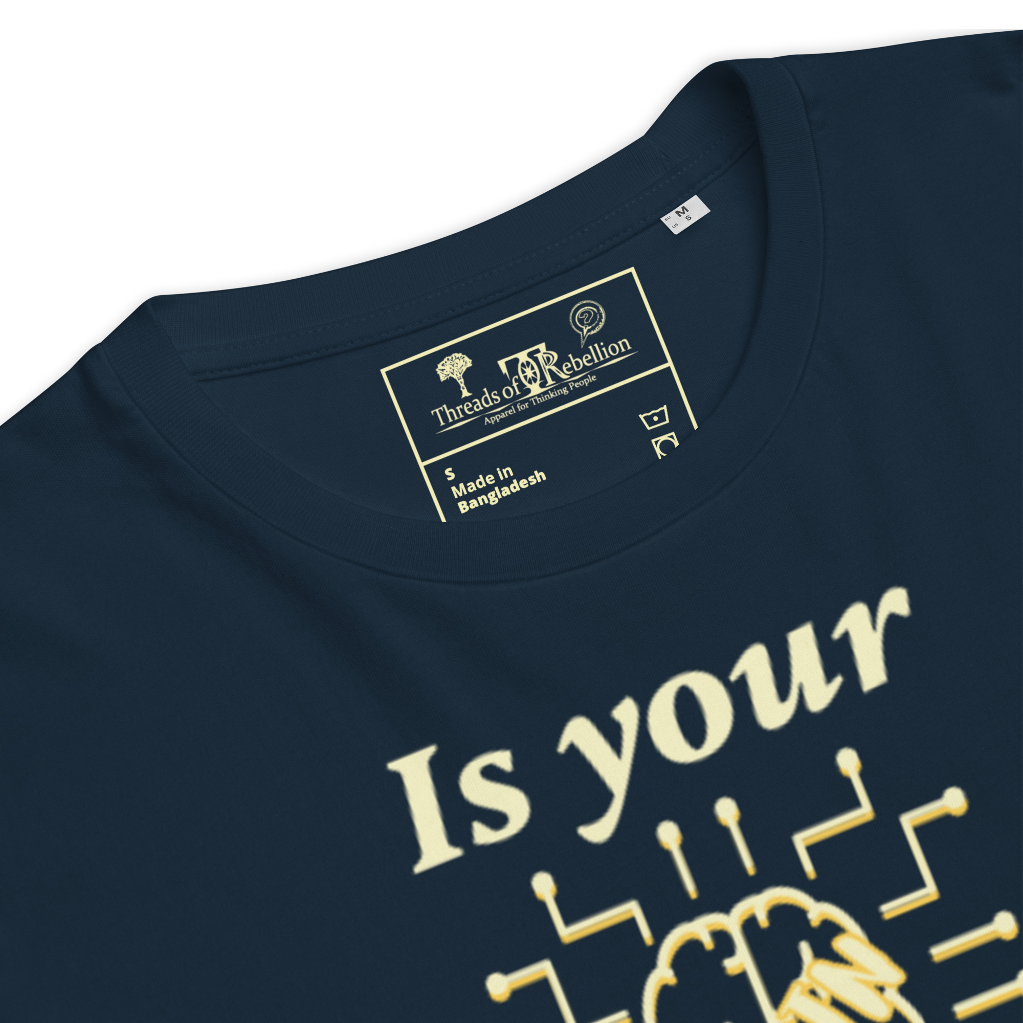 Brain Lies | AG | Organic T-Shirt - Image 28