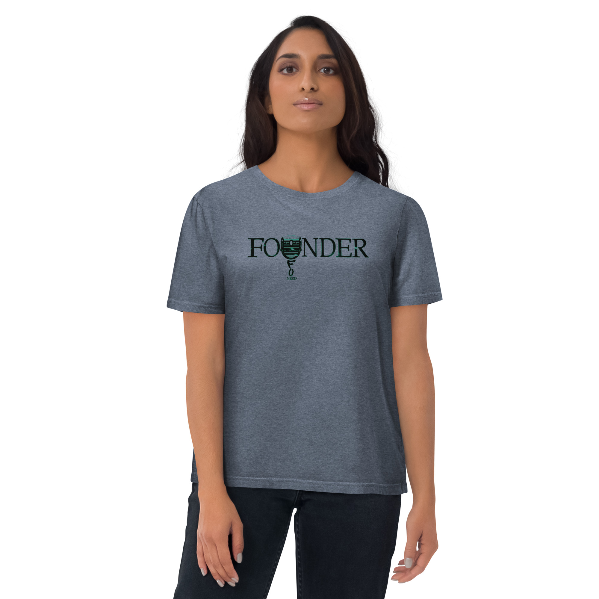 Founder (UFO NERD) Off-World Ed. | AG | Organic T-Shirt - Image 18