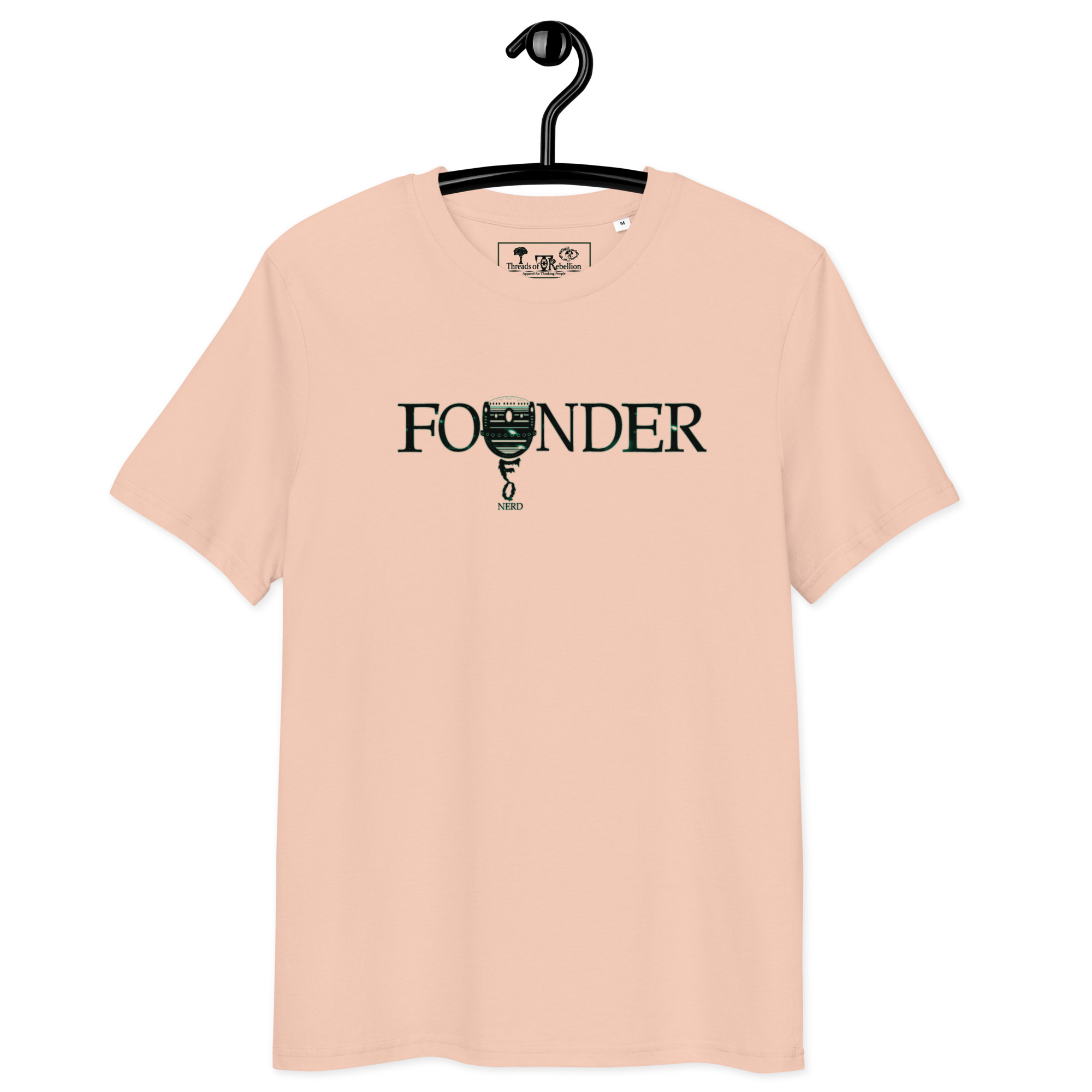 Founder (UFO NERD) Off-World Ed. | AG | Organic T-Shirt - Image 42