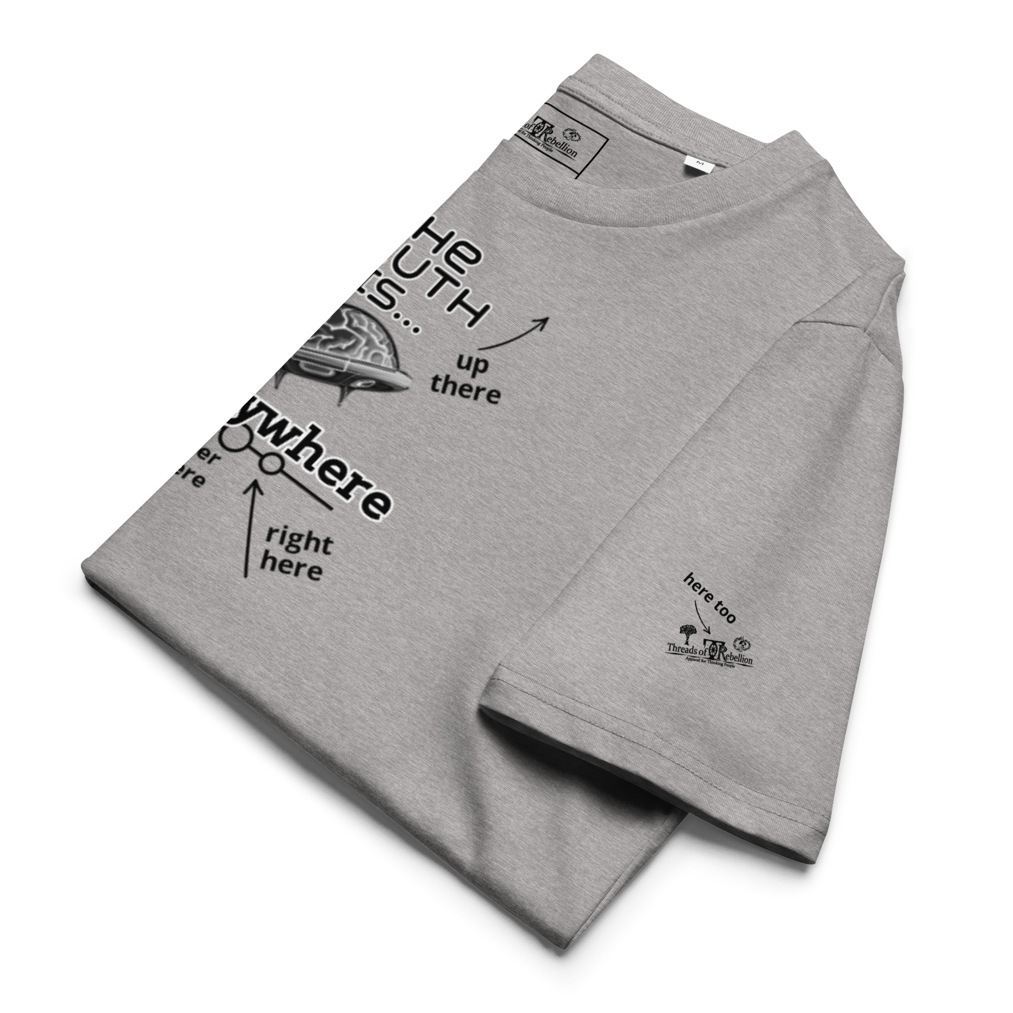 Truth Everywhere | AG | Organic T-Shirt | Light - Image 2