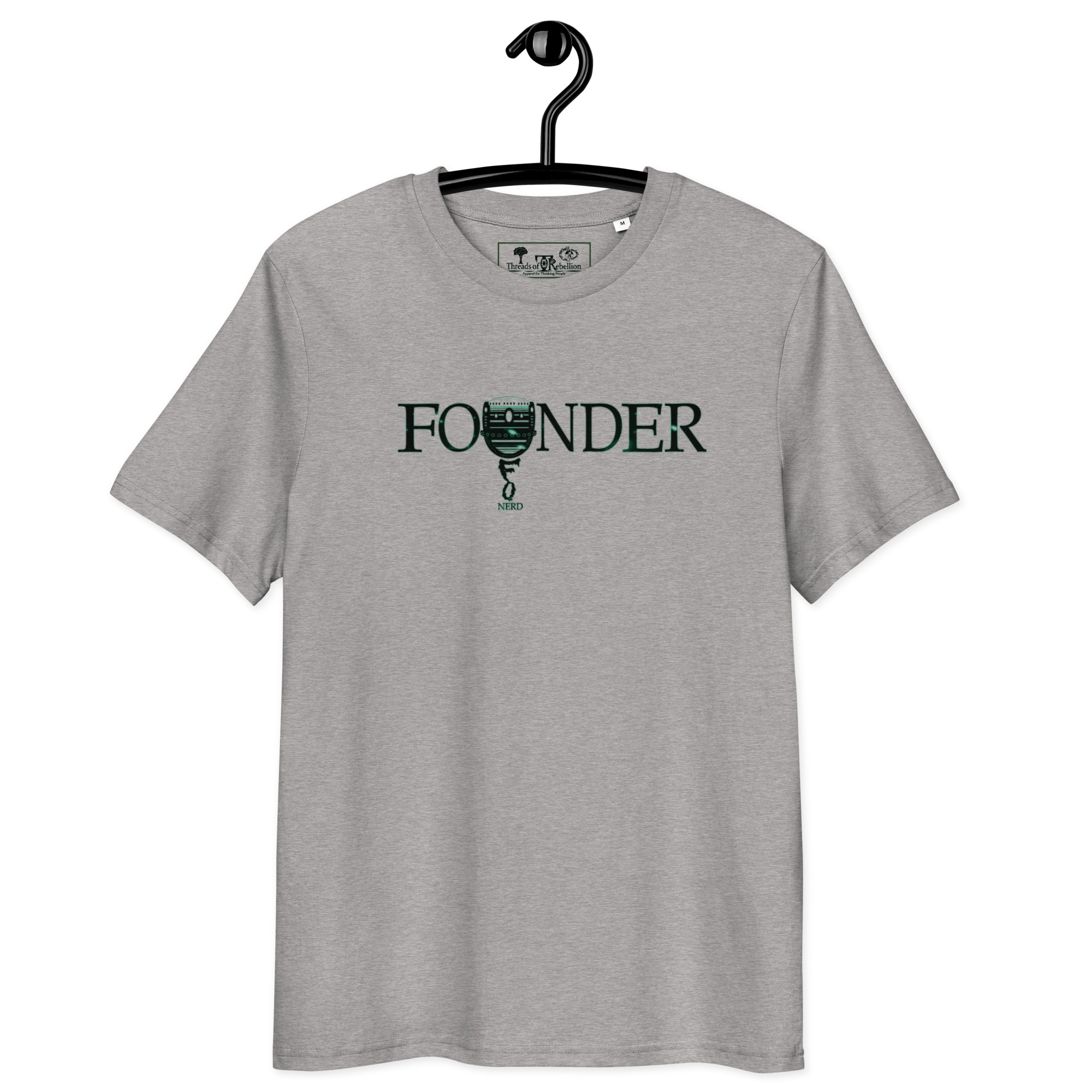 Founder (UFO NERD) Off-World Ed. | AG | Organic T-Shirt - Image 30