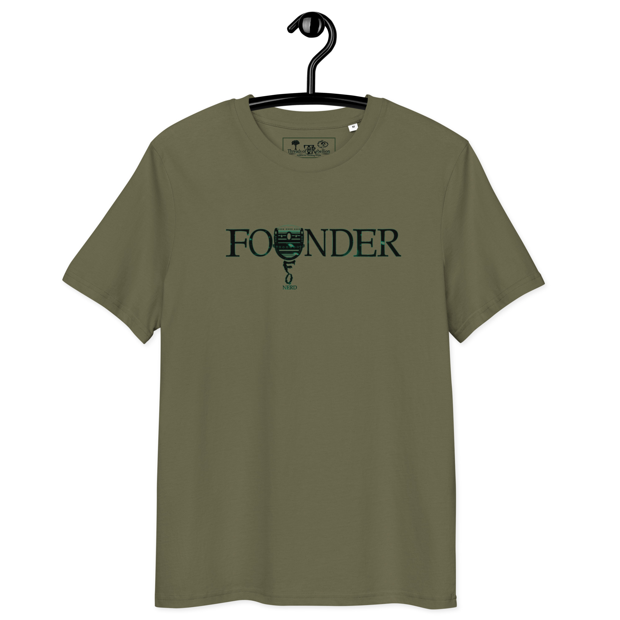 Founder (UFO NERD) Off-World Ed. | AG | Organic T-Shirt - Image 32