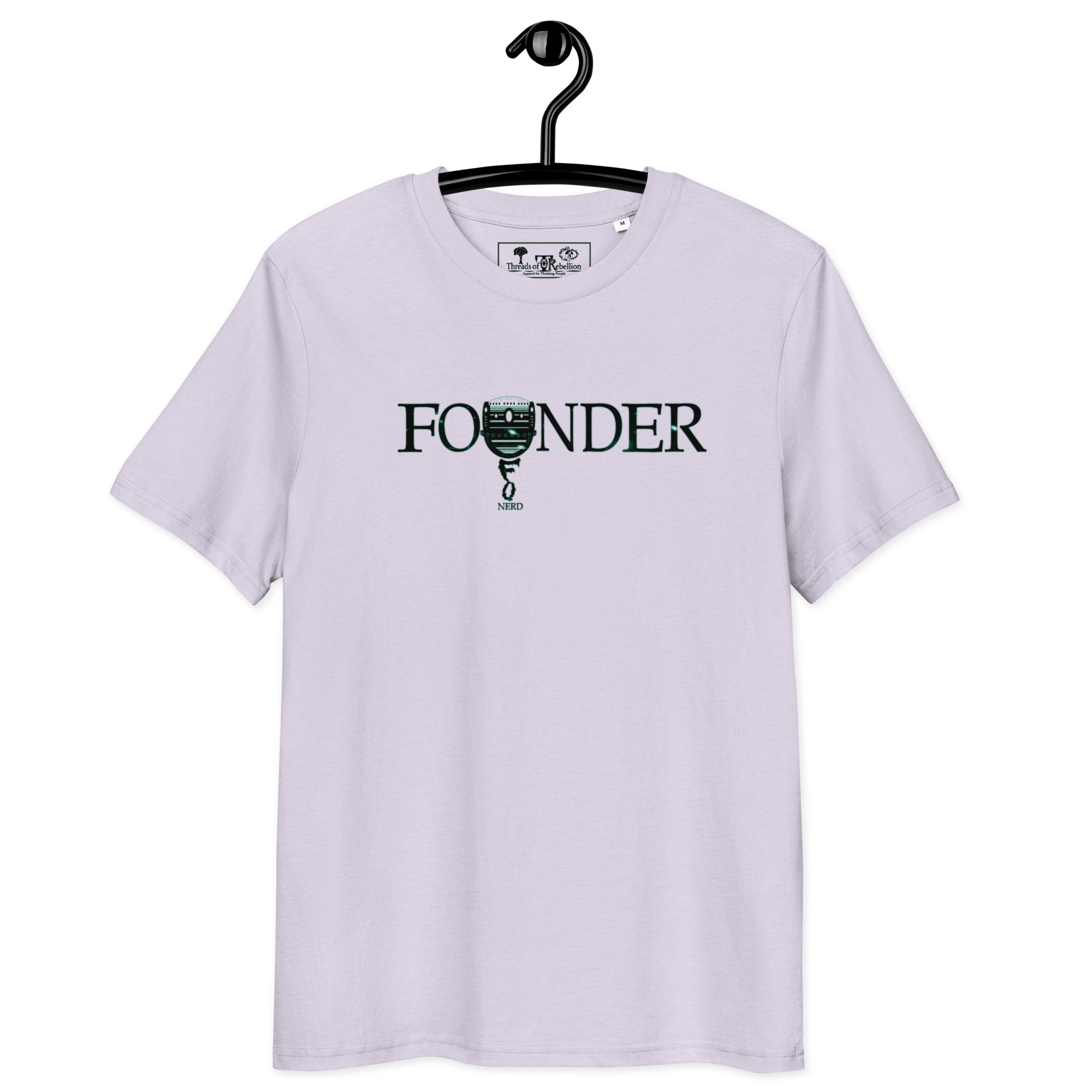 Founder (UFO NERD) Off-World Ed. | AG | Organic T-Shirt - Image 38
