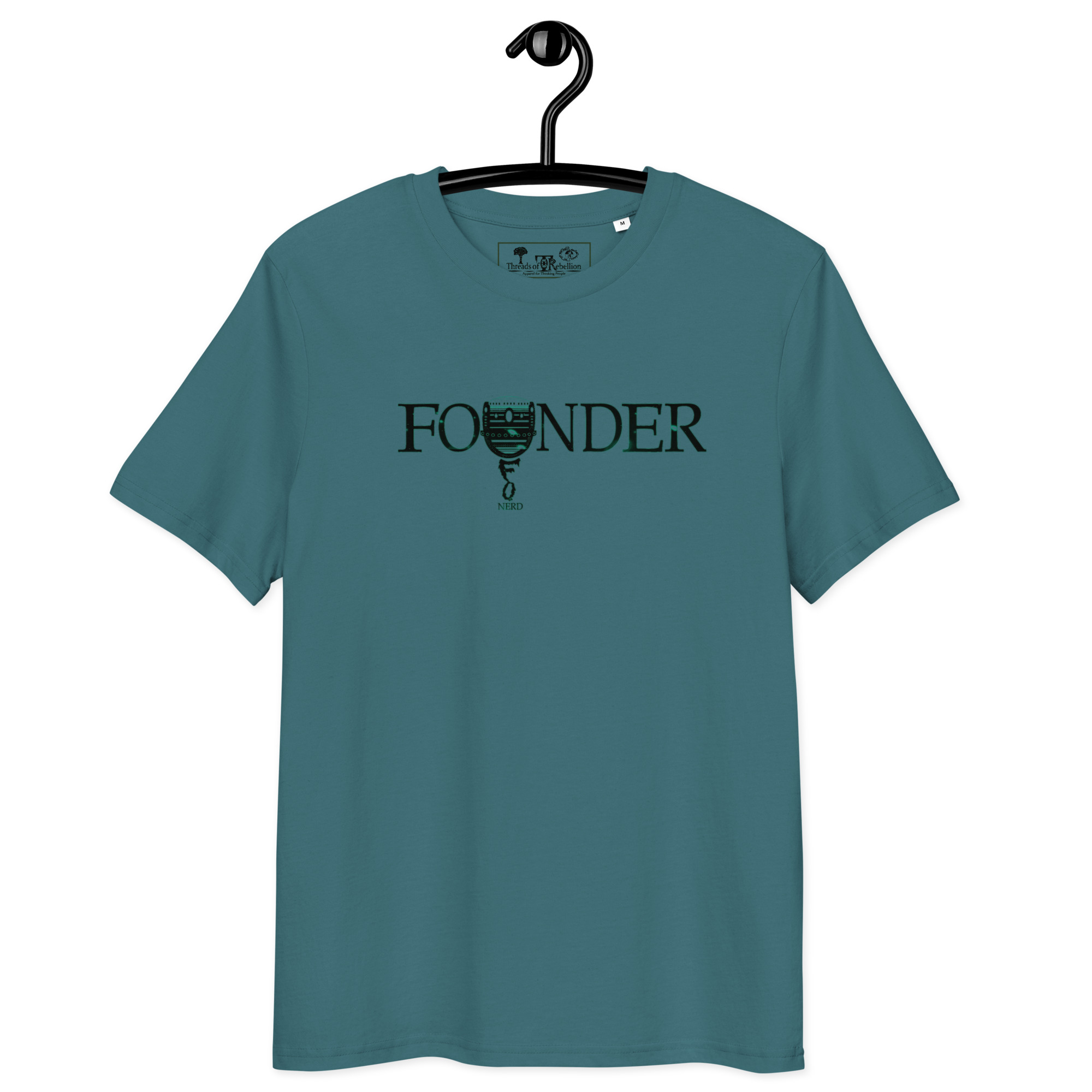 Founder (UFO NERD) Off-World Ed. | AG | Organic T-Shirt - Image 34