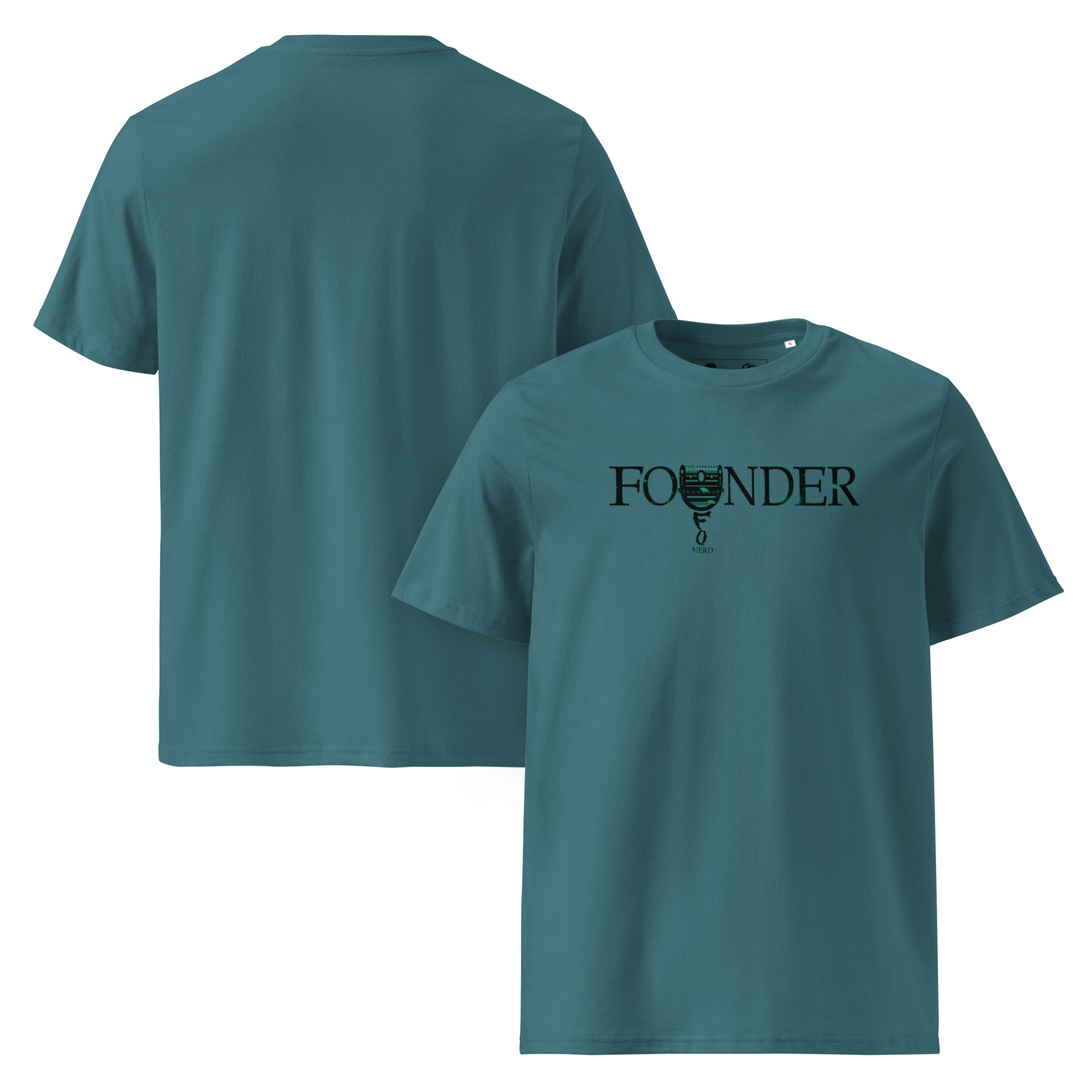Founder (UFO NERD) Off-World Ed. | AG | Organic T-Shirt - Image 14