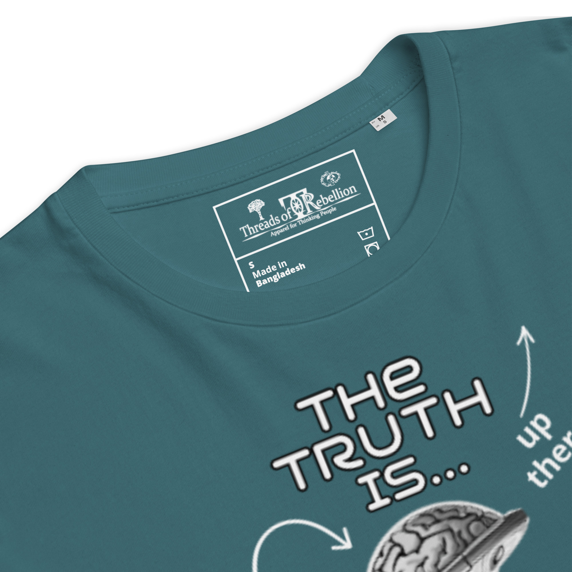 Truth Everywhere | AG | Organic T-Shirt | Dark - Image 12