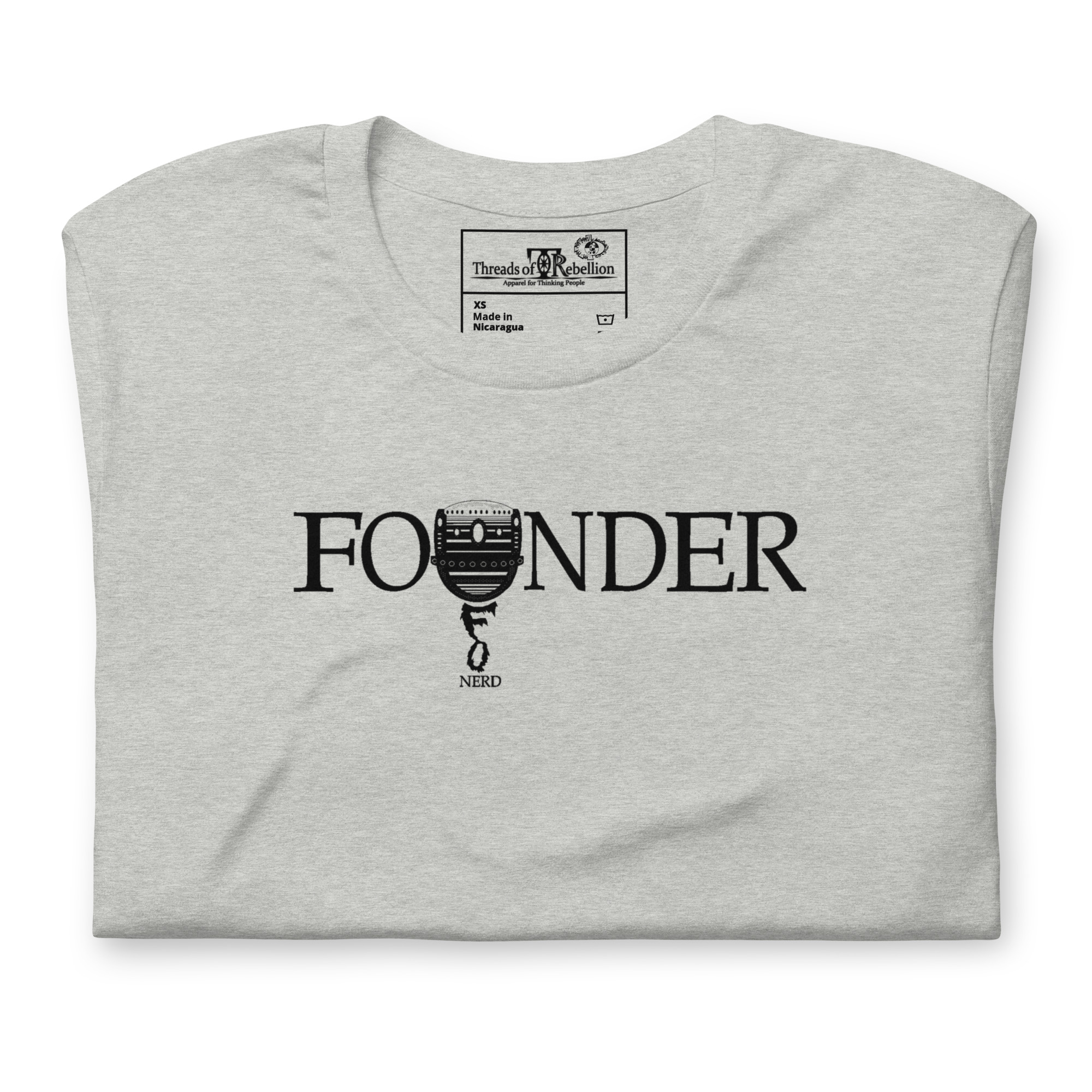 Founder (UFO NERD) | AG | T-Shirt | Light - Image 2