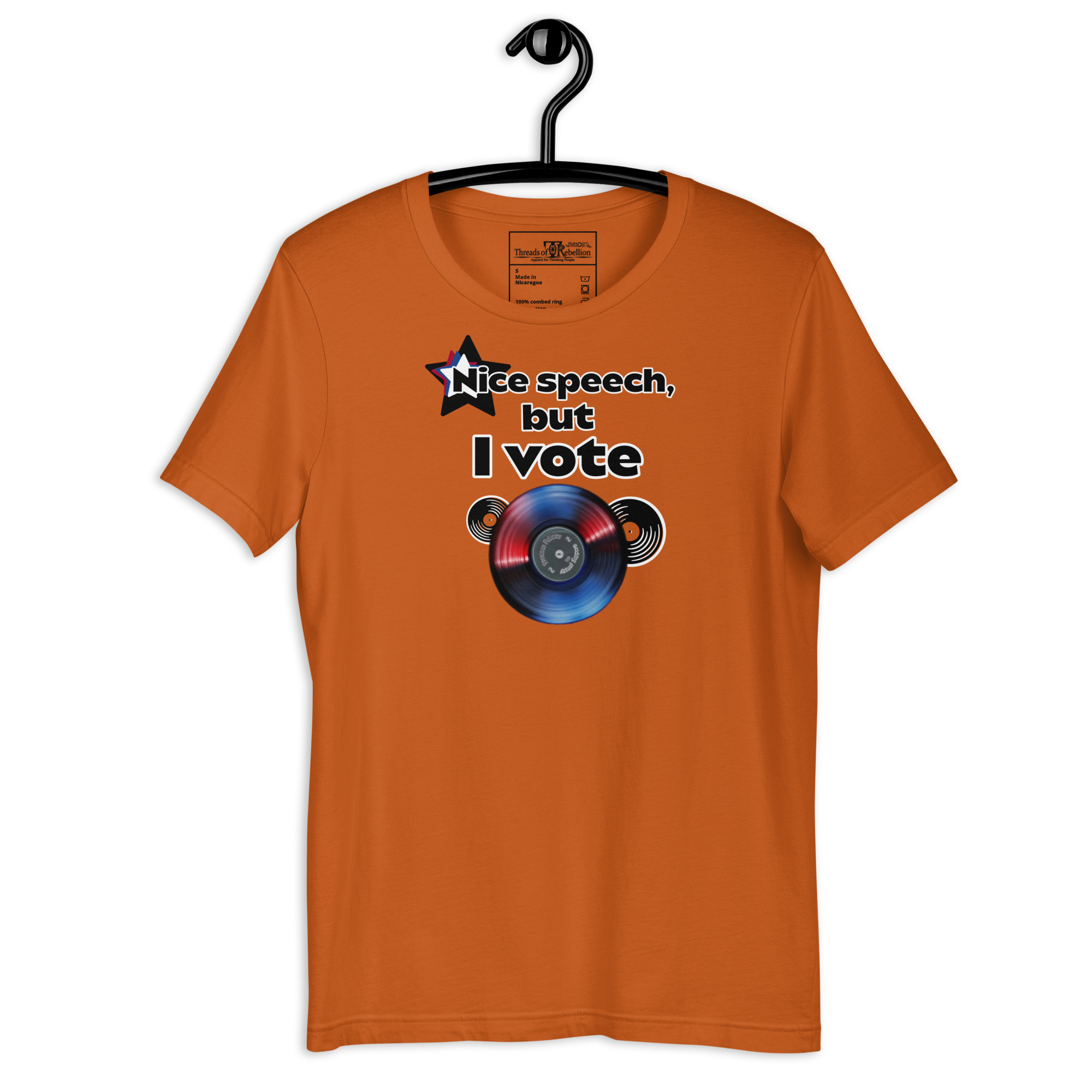 I Vote Record | AG | T-Shirt - Image 49