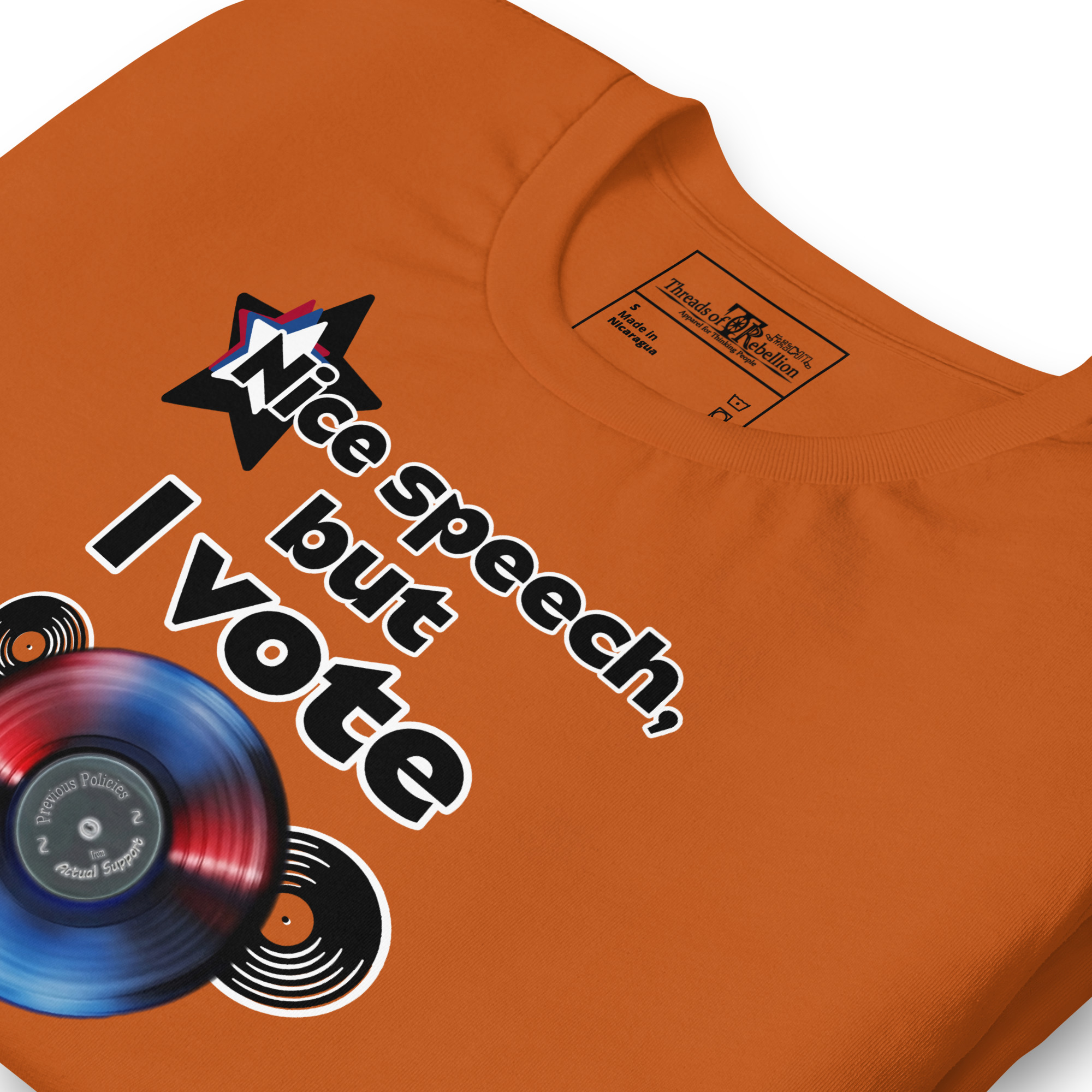 I Vote Record | AG | T-Shirt - Image 39