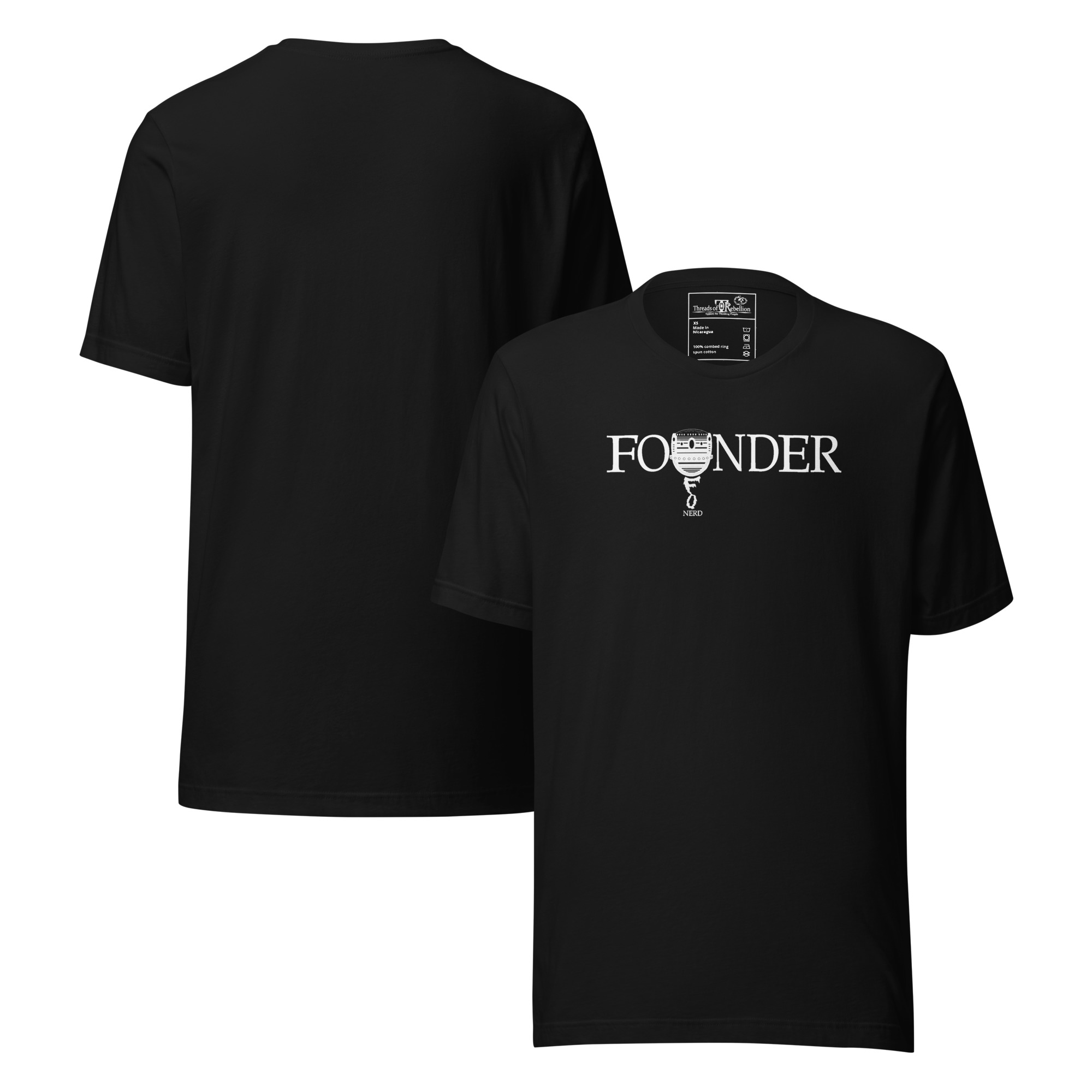Founder (UFO NERD) | AG | T-Shirt | Dark - Image 4