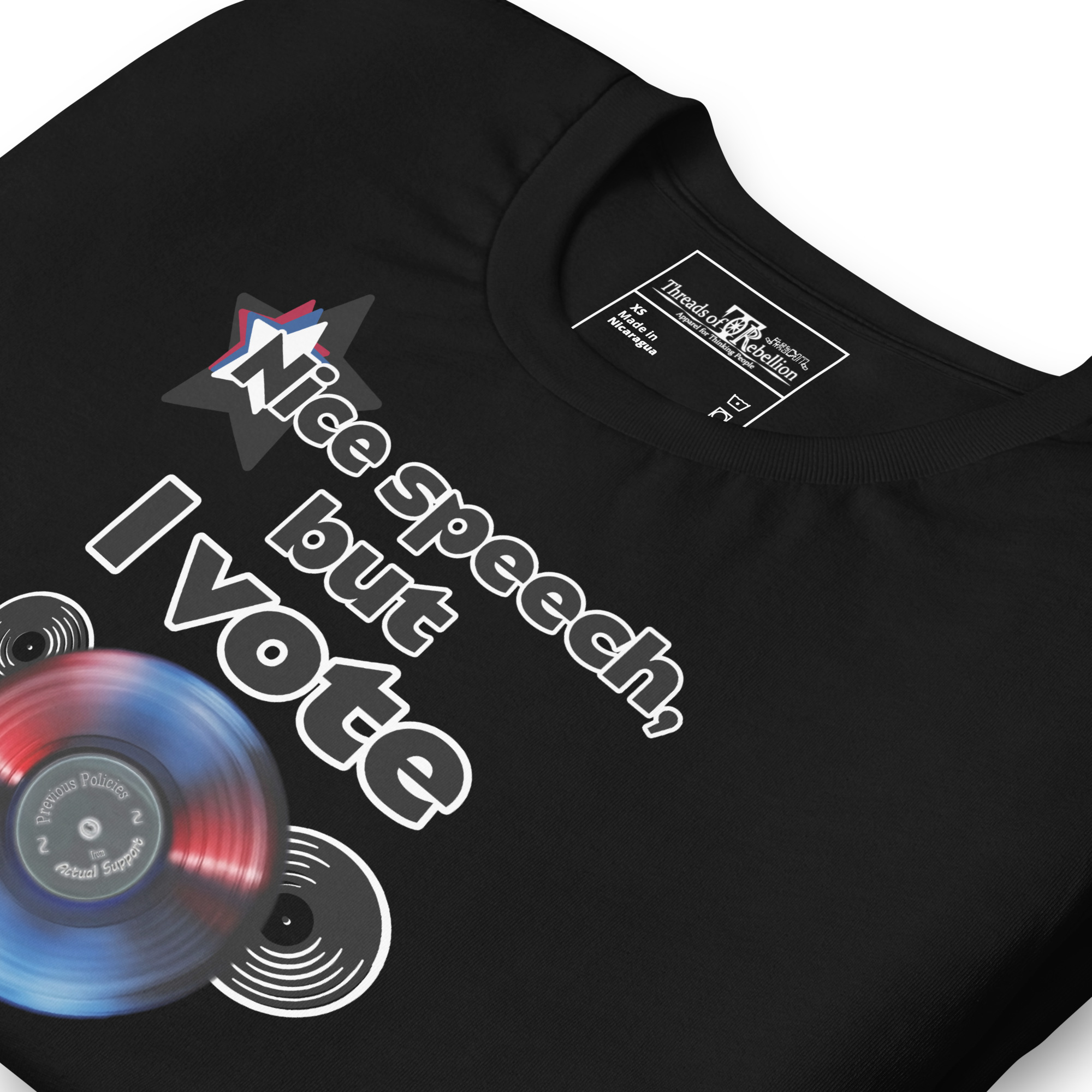 I Vote Record | AG | T-Shirt - Image 35