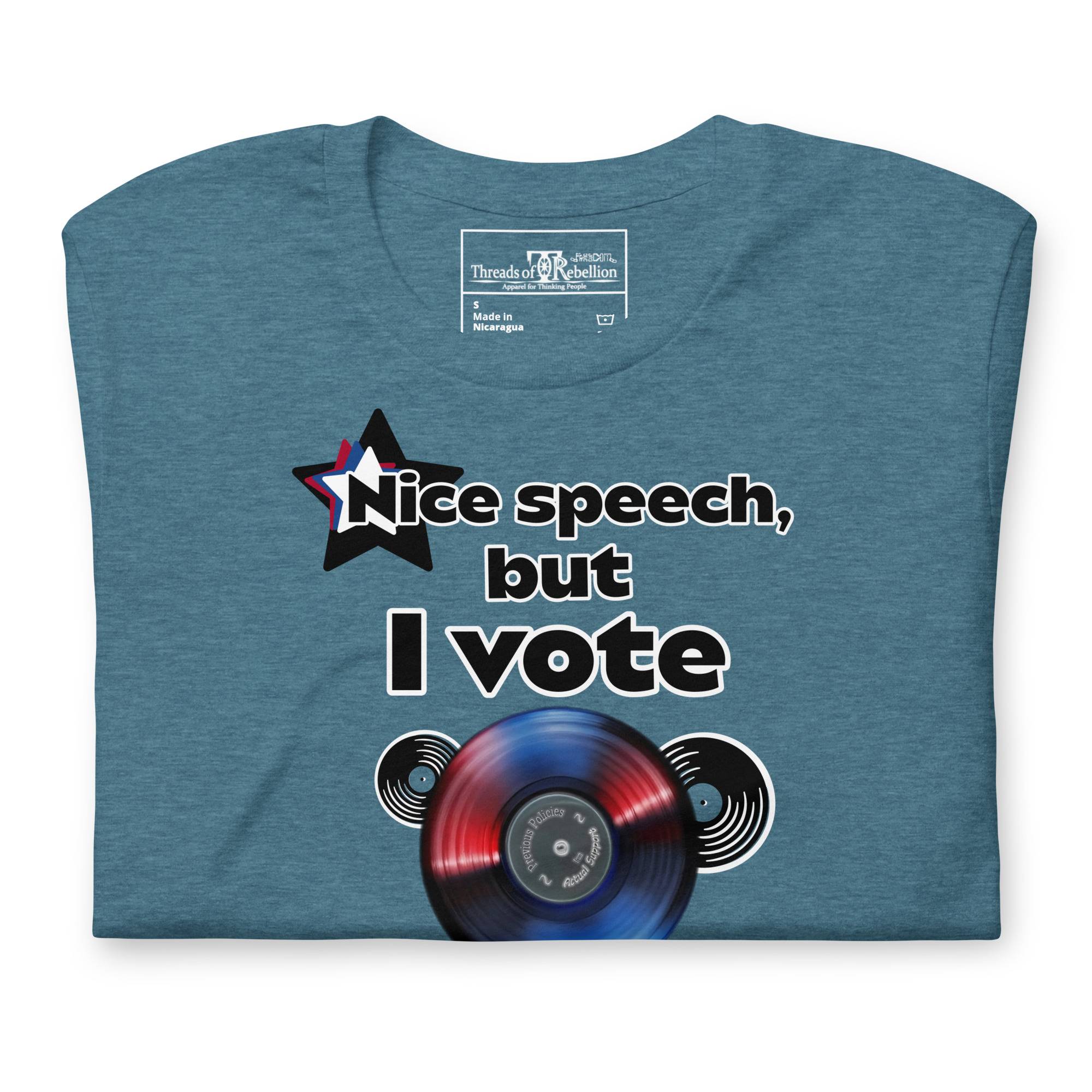 I Vote Record | AG | T-Shirt - Image 45