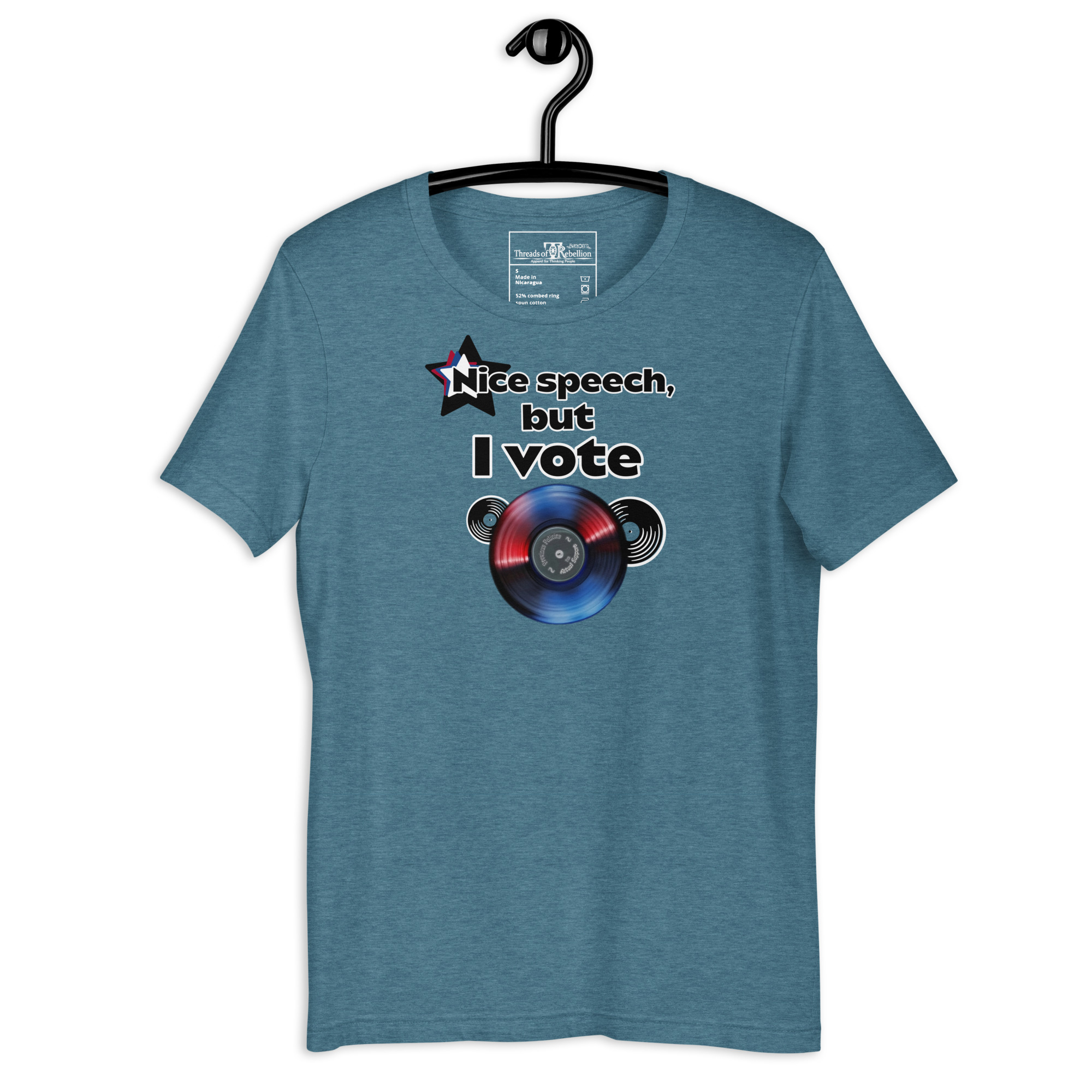 I Vote Record | AG | T-Shirt - Image 67
