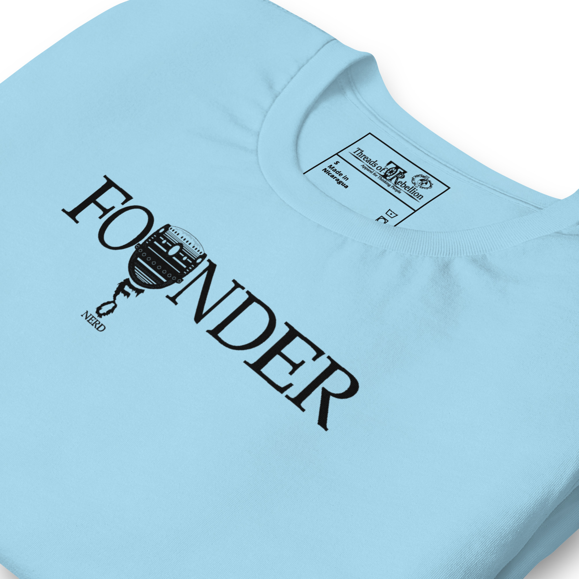 Founder (UFO NERD) | AG | T-Shirt | Light - Image 3
