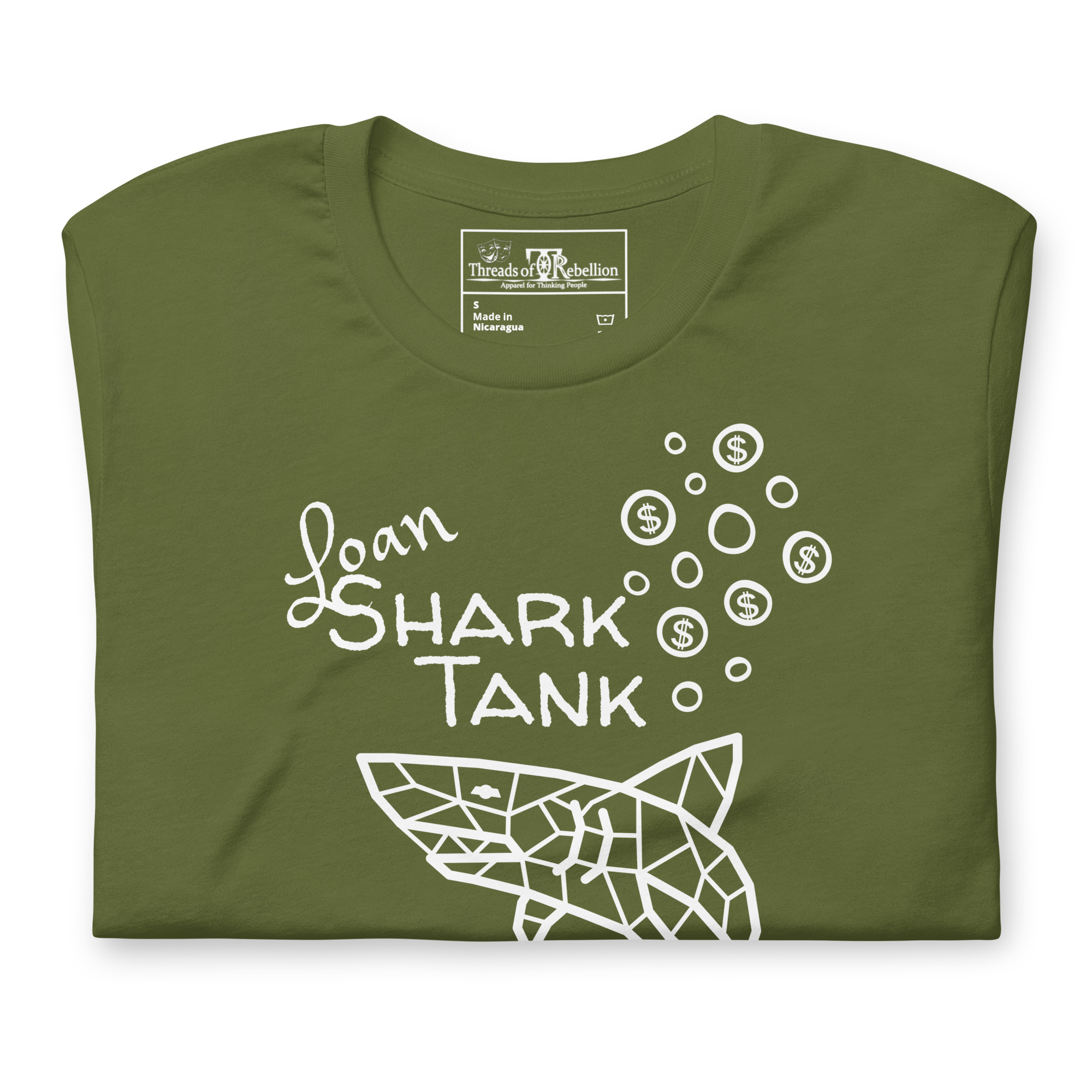 Loan Shark Tank | AG | T-Shirt | Dark - Image 4
