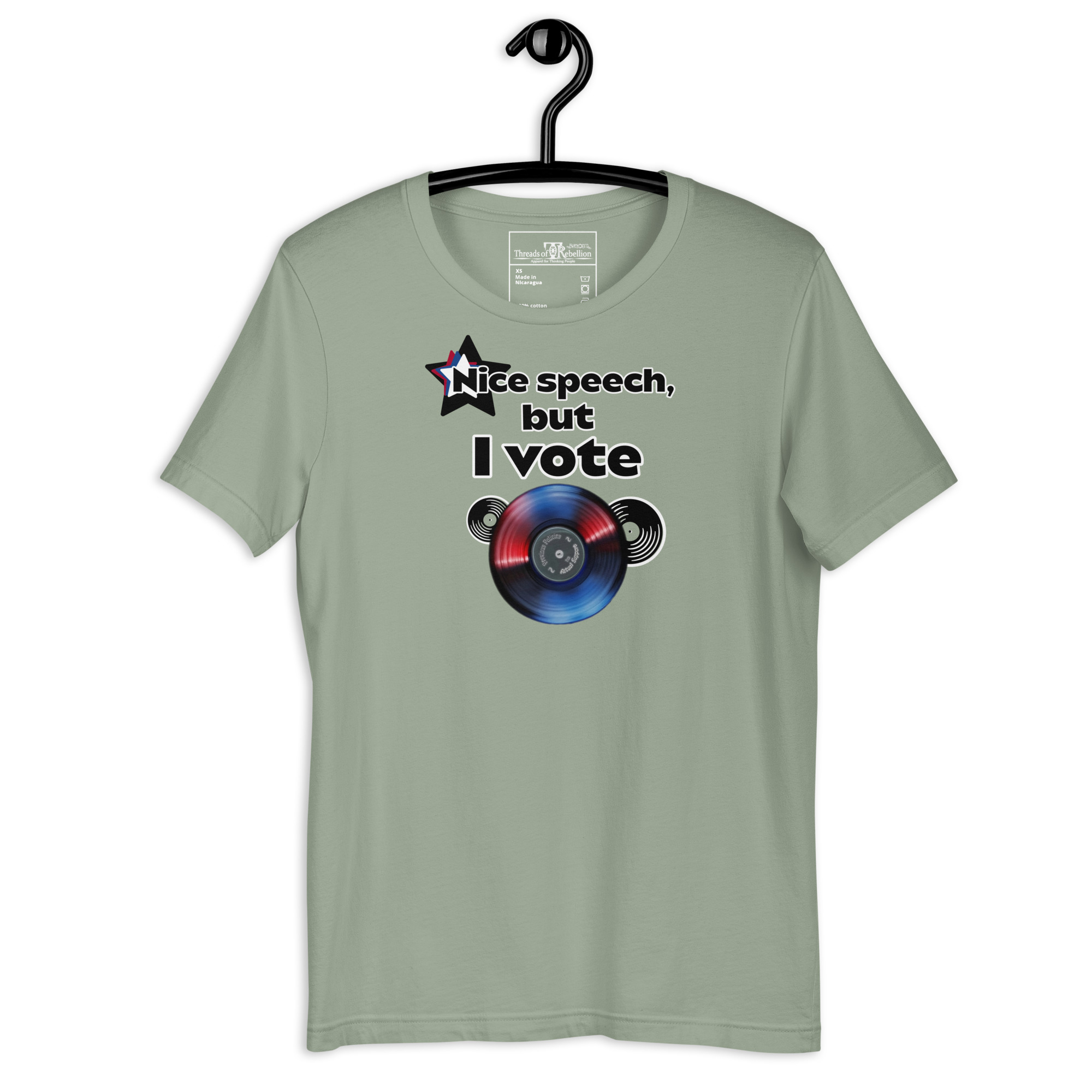 I Vote Record | AG | T-Shirt - Image 61