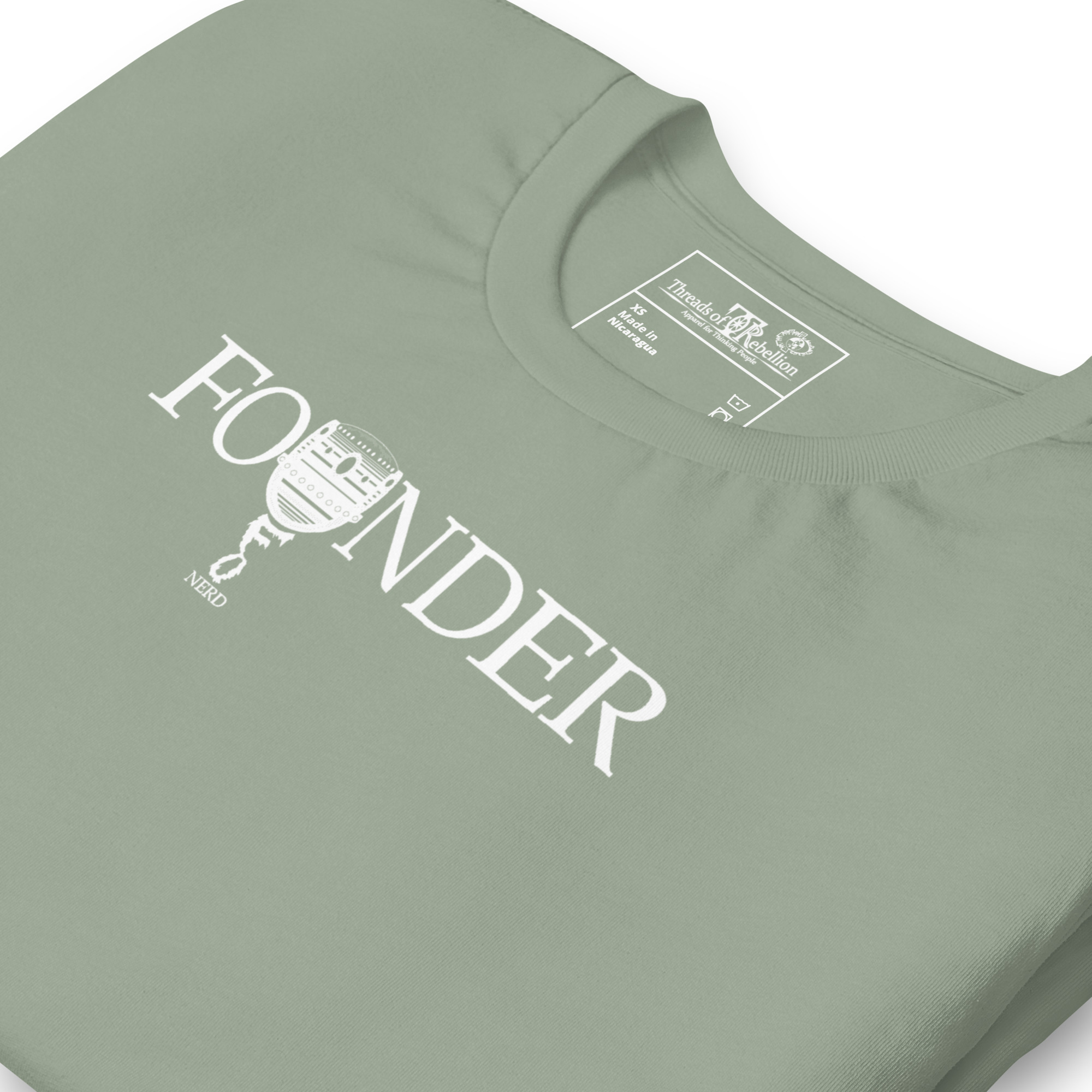 Founder (UFO NERD) | AG | T-Shirt | Dark - Image 3