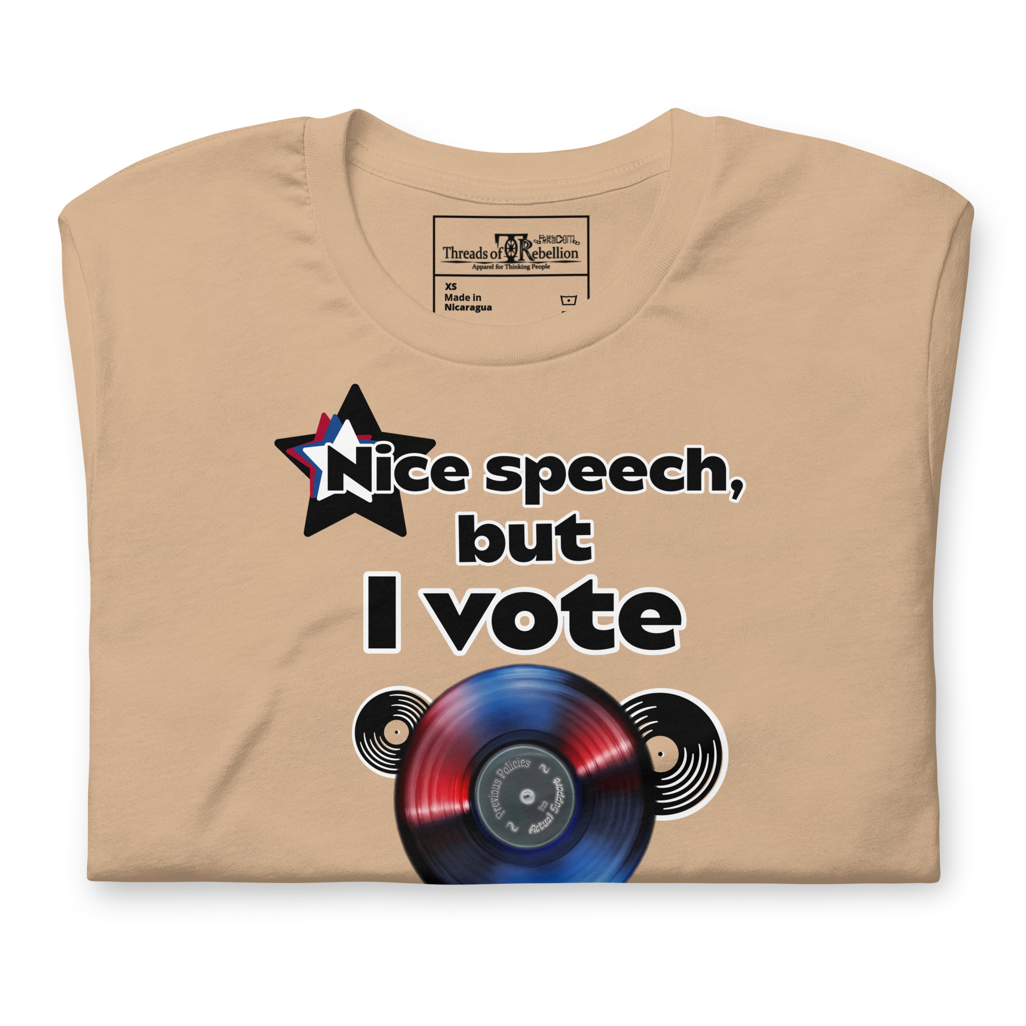 I Vote Record | AG | T-Shirt - Image 38