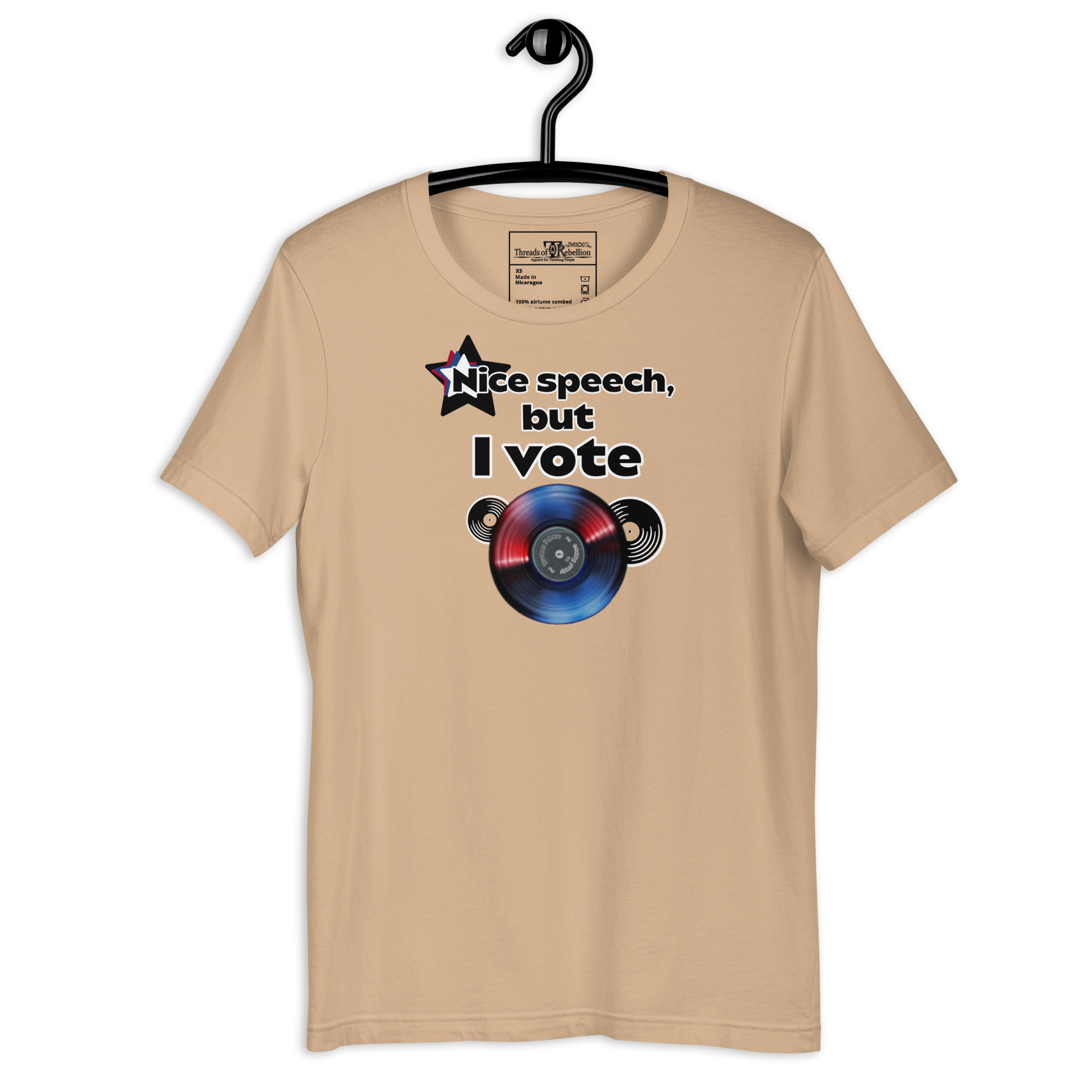 I Vote Record | AG | T-Shirt - Image 82