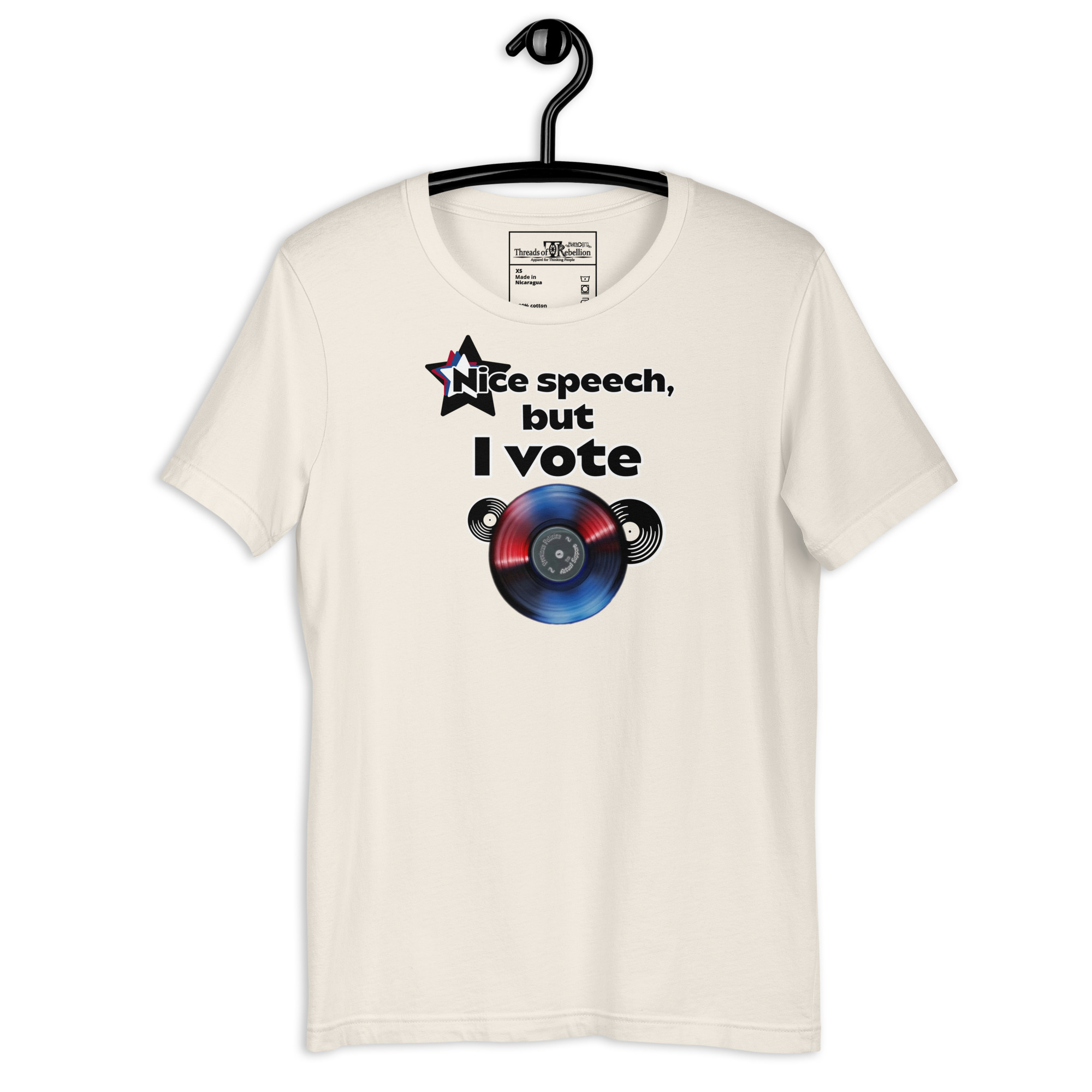 I Vote Record | AG | T-Shirt - Image 85