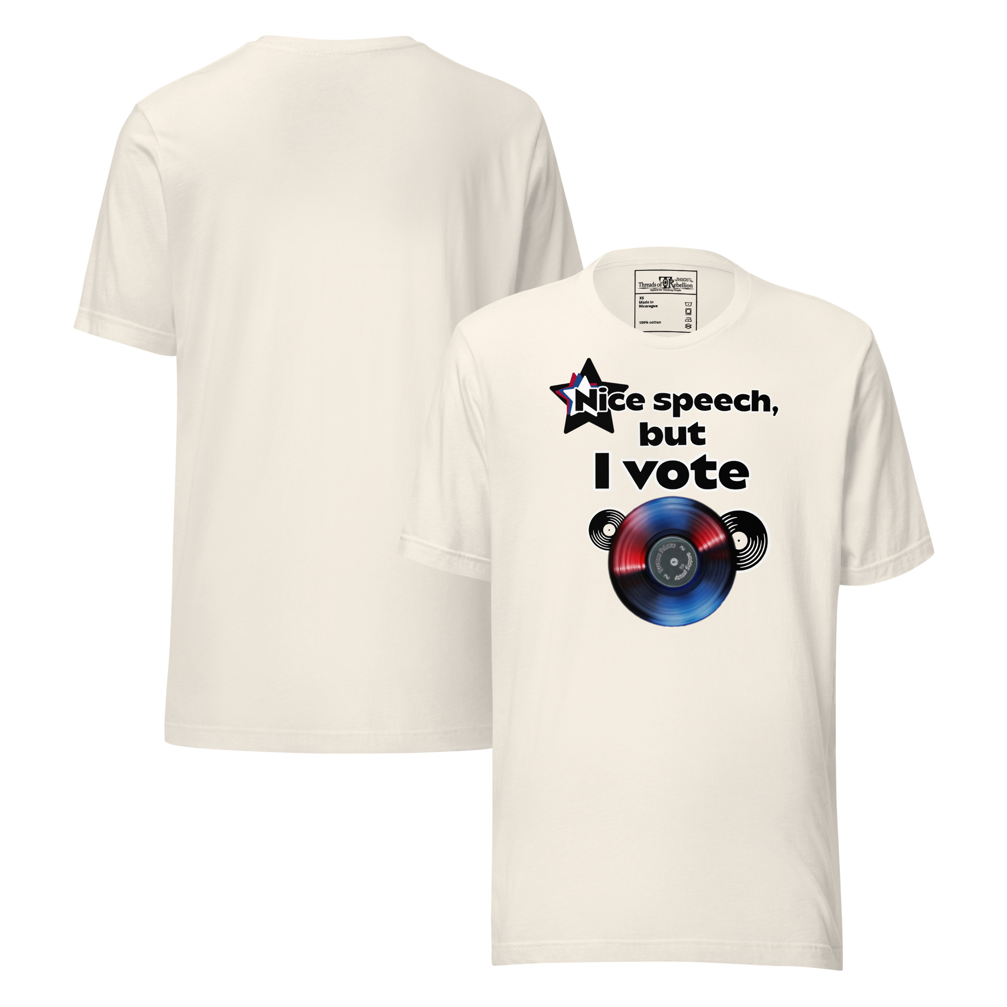 I Vote Record | AG | T-Shirt - Image 14