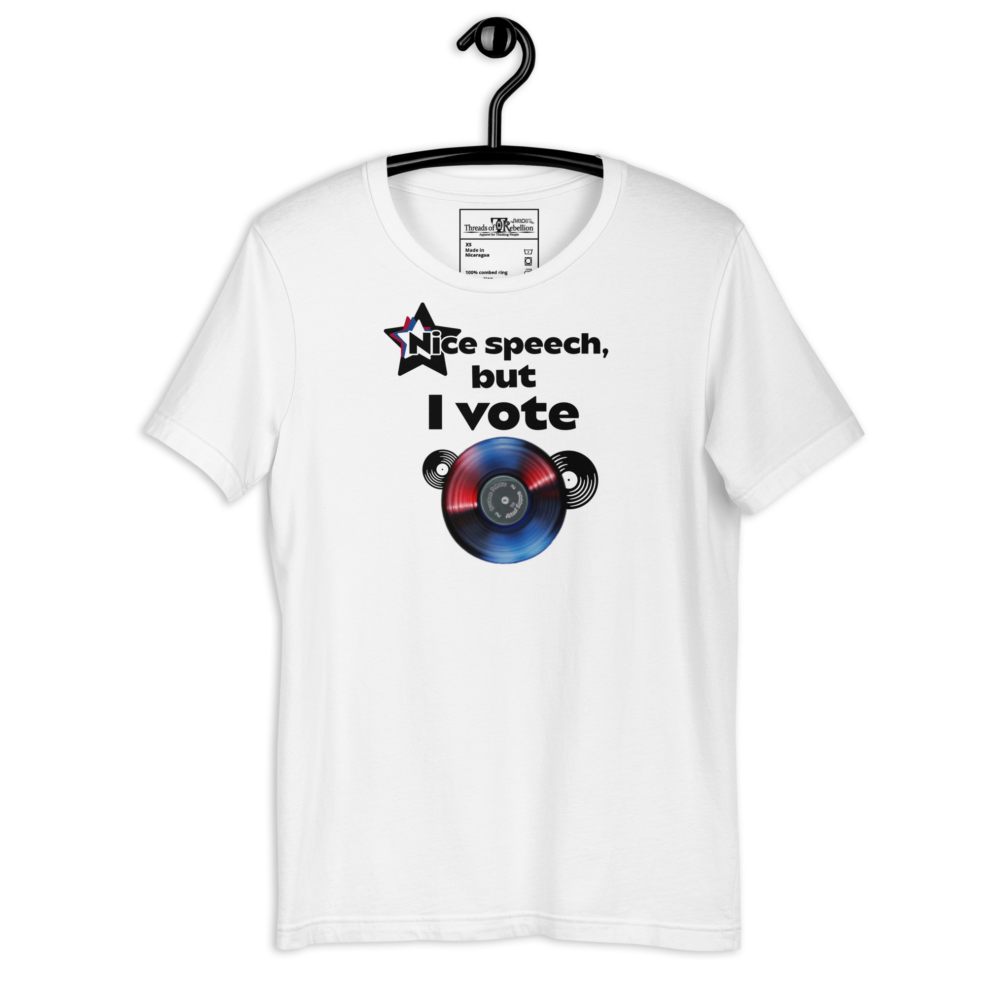 I Vote Record | AG | T-Shirt - Image 91