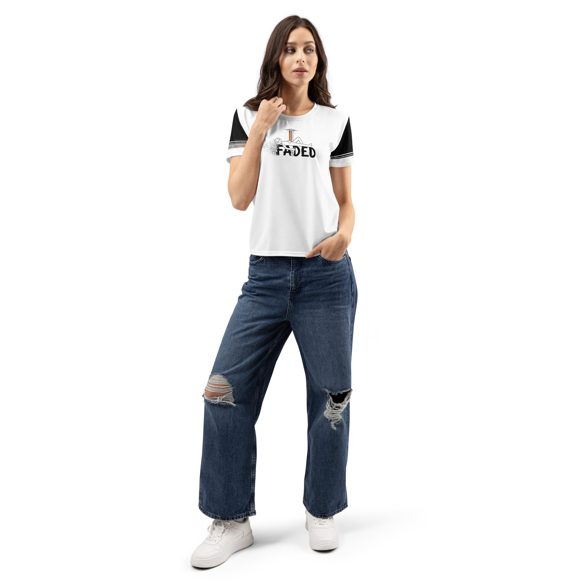 Faded A Order Ed. | Women’s | Crew Neck T-Shirt - Image 11