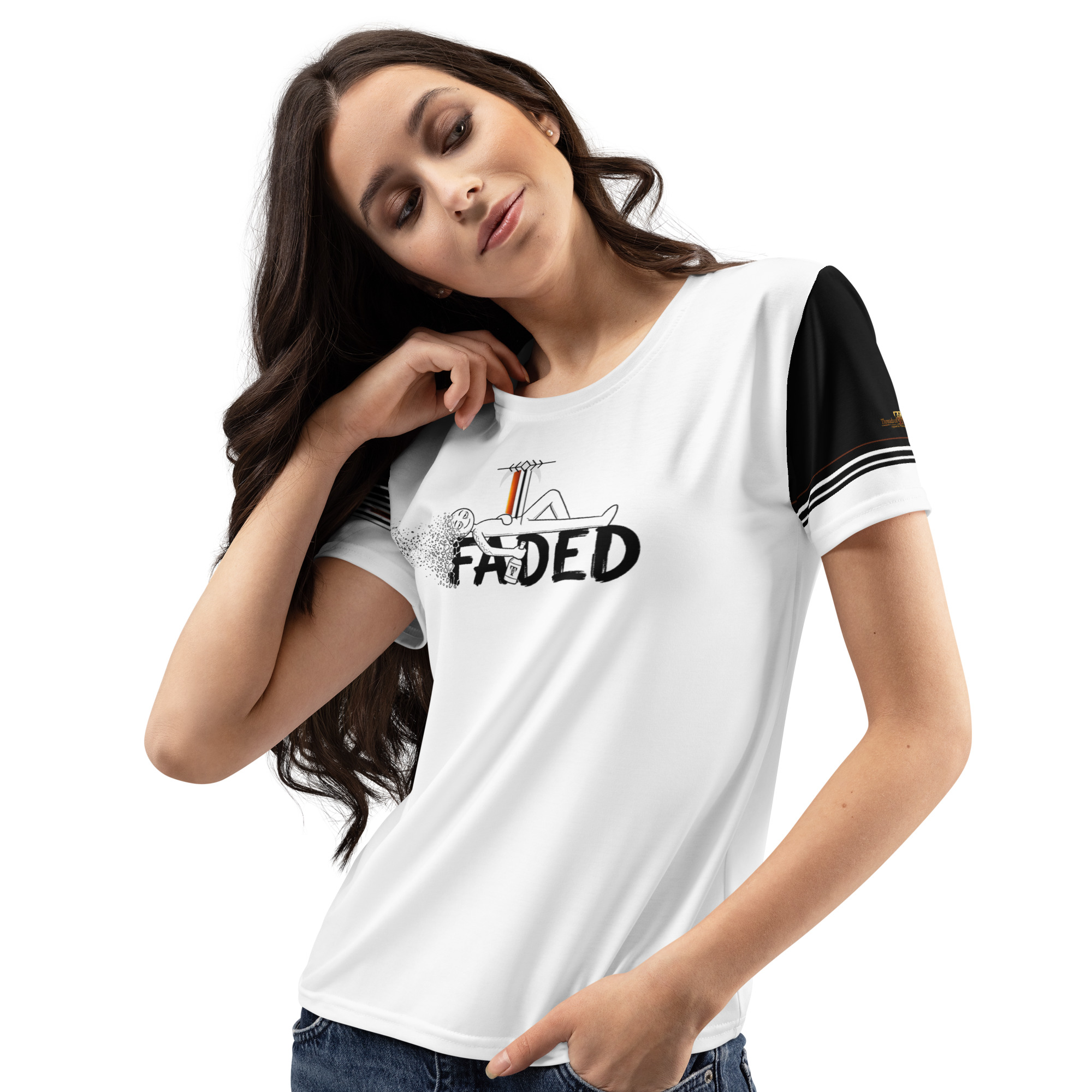 Faded A Order Ed. | Women’s | Crew Neck T-Shirt - Image 5