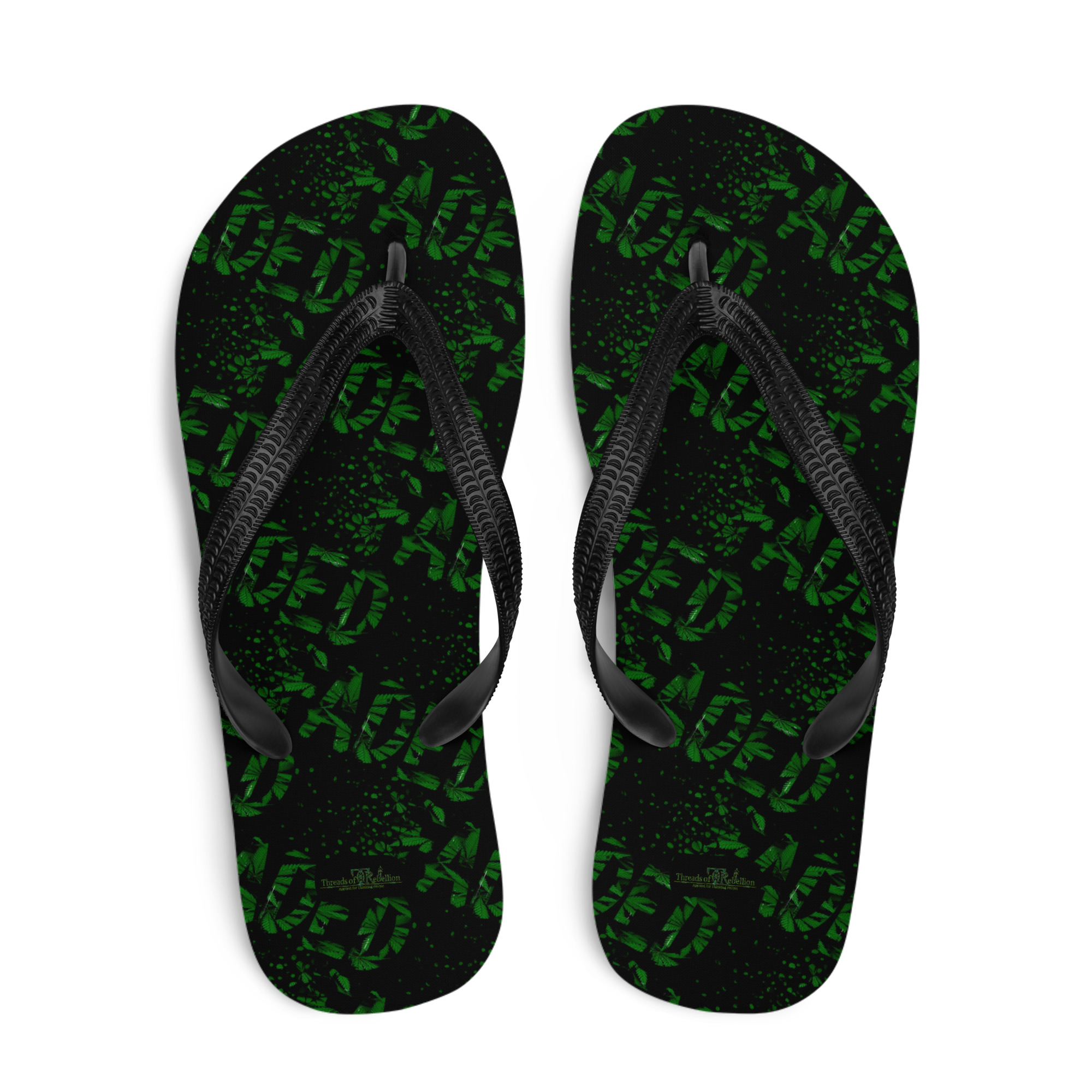 Faded M | AG | Flip-Flops | Dark - Image 3