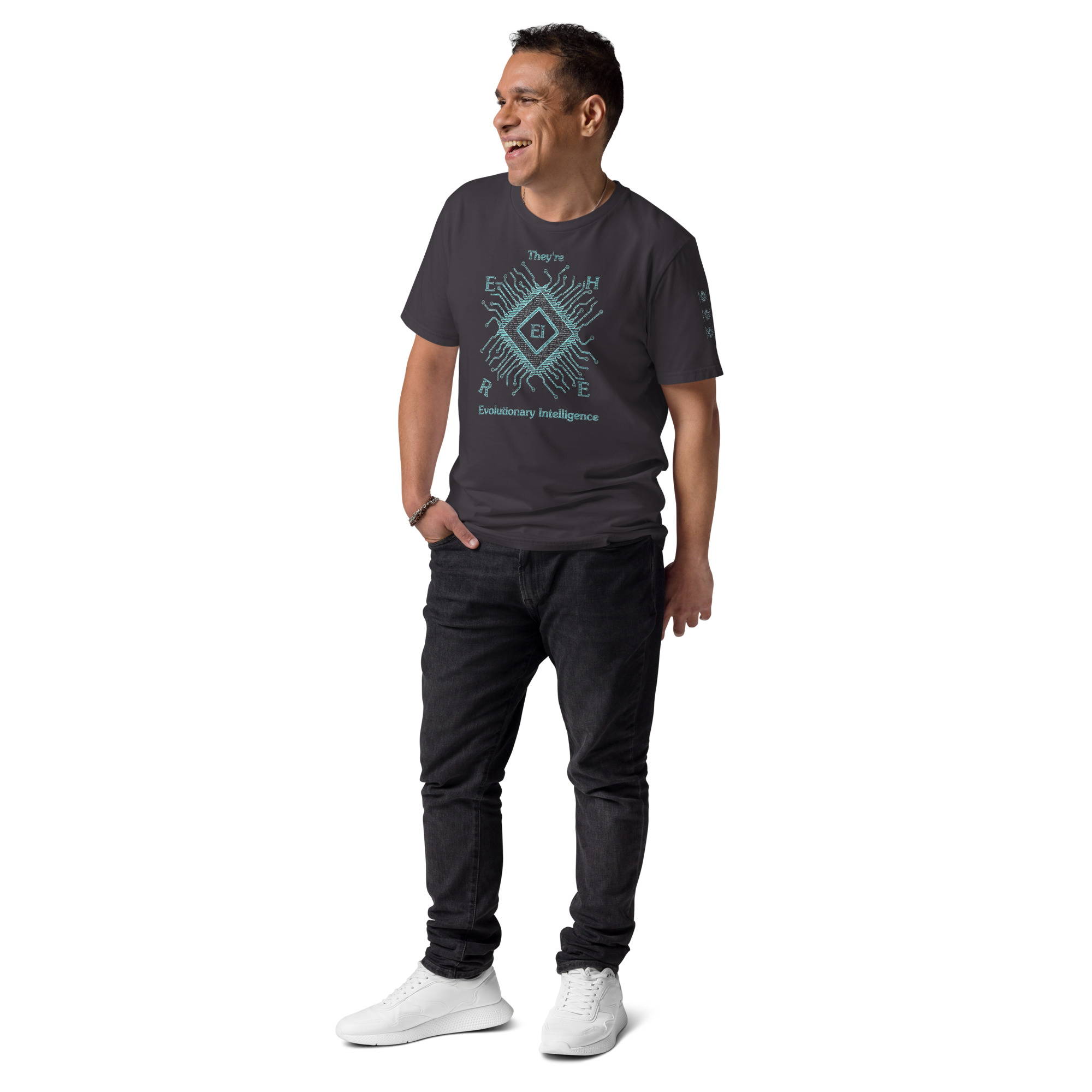 EI.001 Cyber Ed. | AG | Organic T-Shirt - Image 38