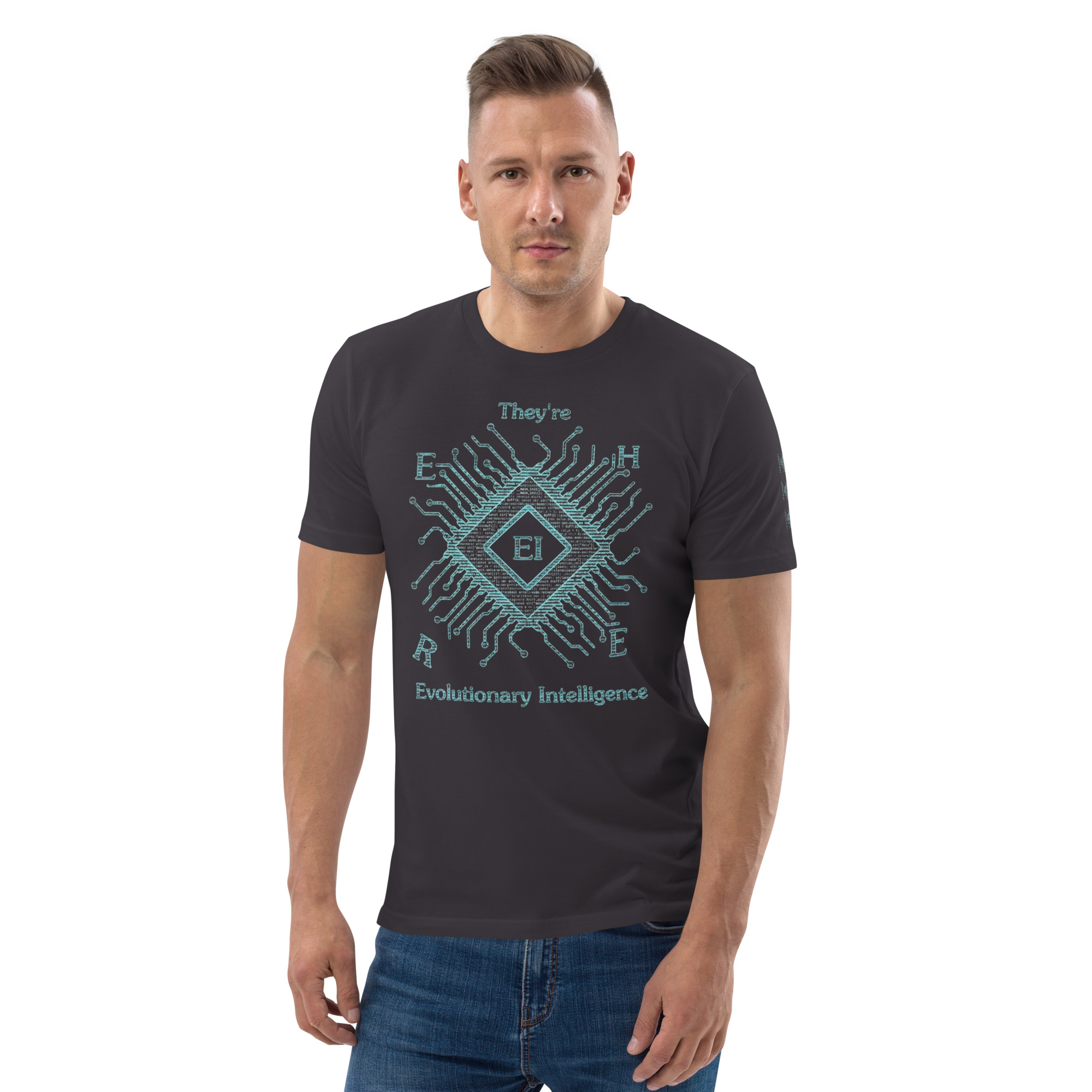 EI.001 Cyber Ed. | AG | Organic T-Shirt - Image 36