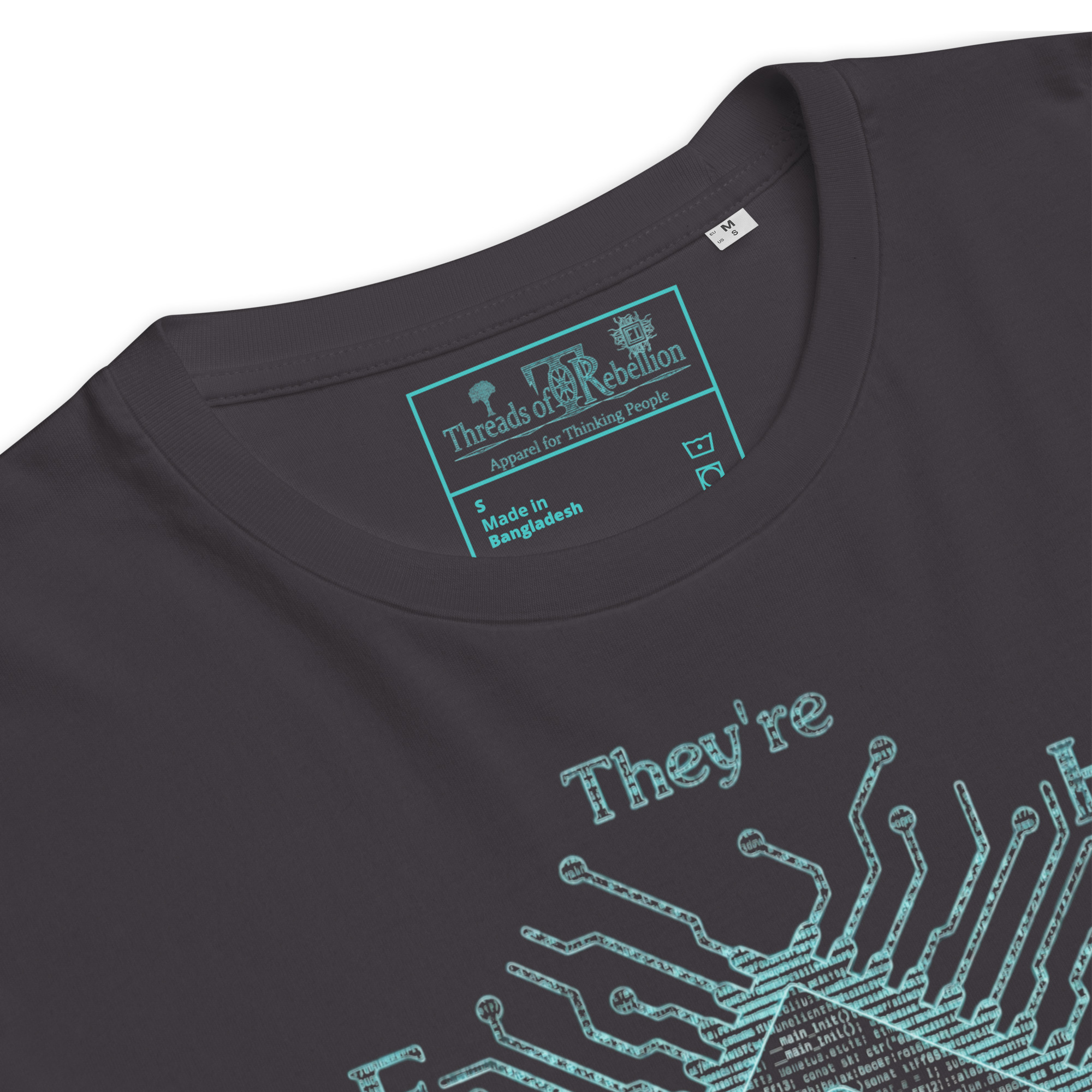 EI.001 Cyber Ed. | AG | Organic T-Shirt - Image 4