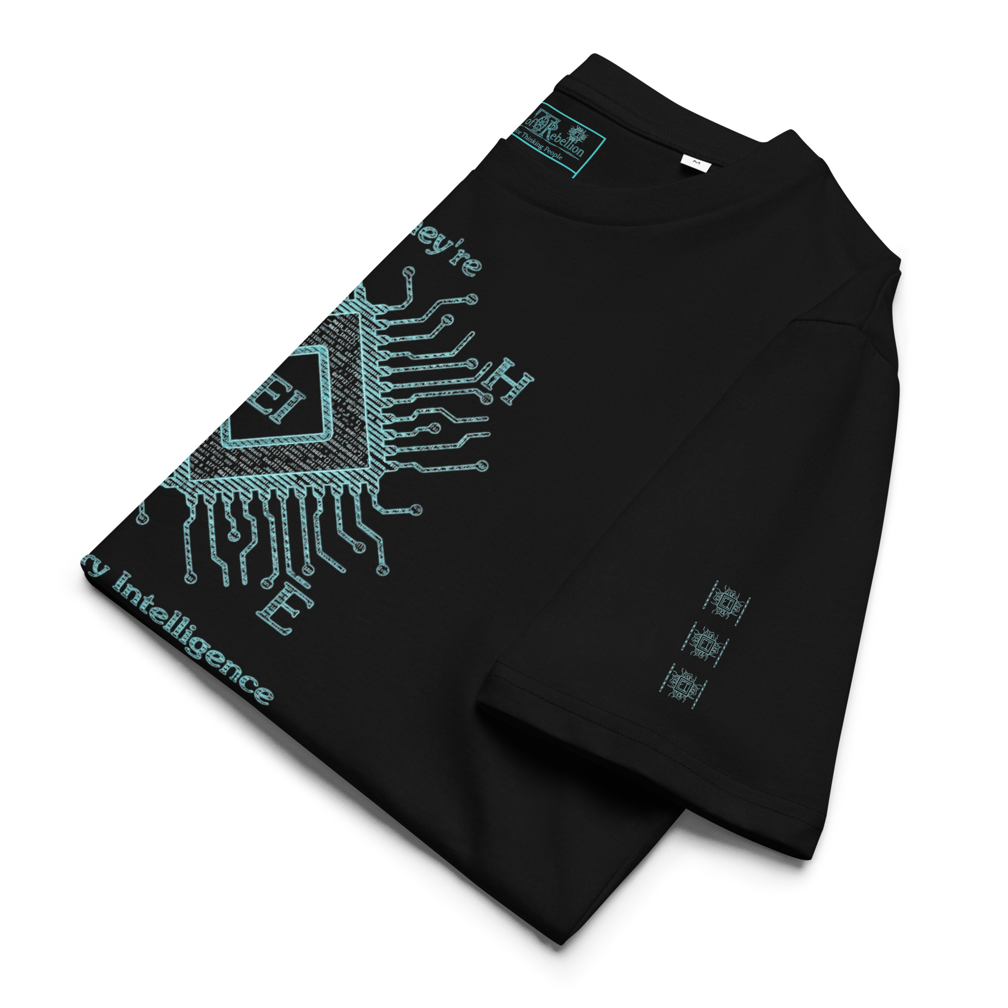 EI.001 Cyber Ed. | AG | Organic T-Shirt - Image 12