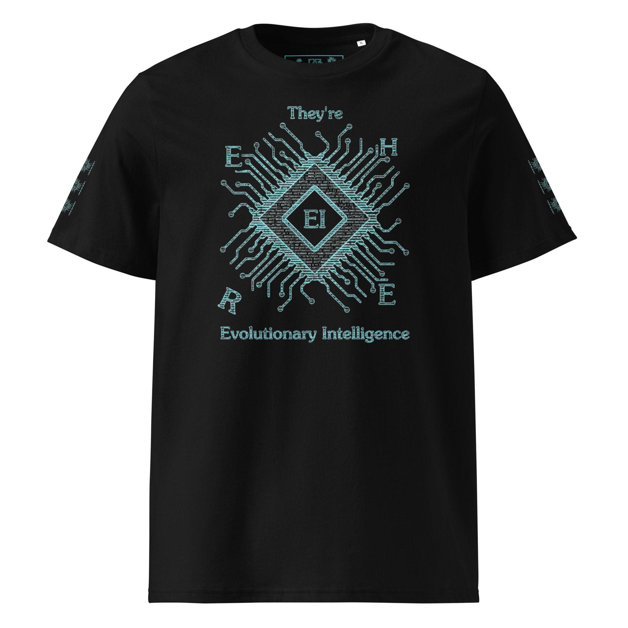 EI.001 Cyber Ed. | AG | Organic T-Shirt - Image 11