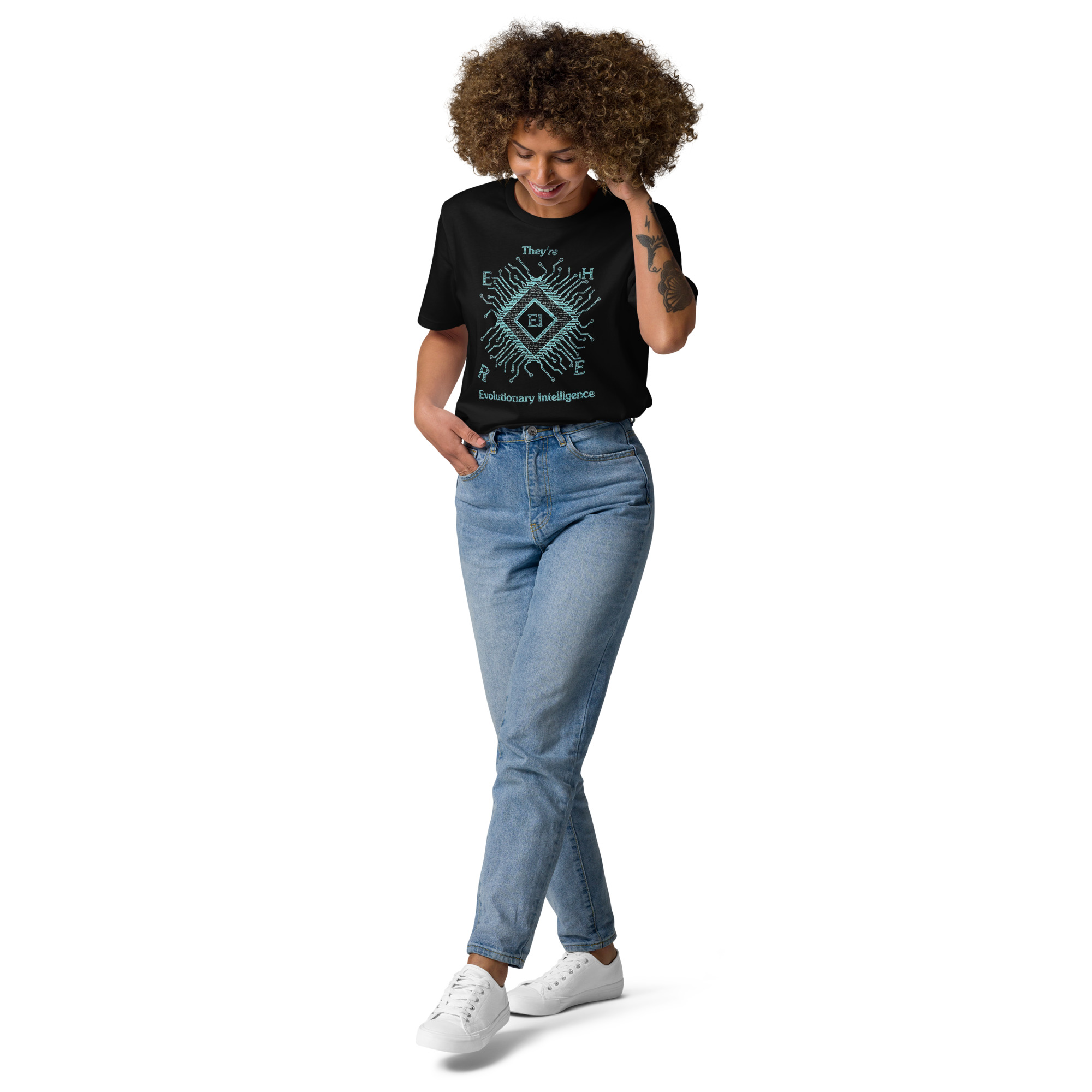EI.001 Cyber Ed. | AG | Organic T-Shirt - Image 9