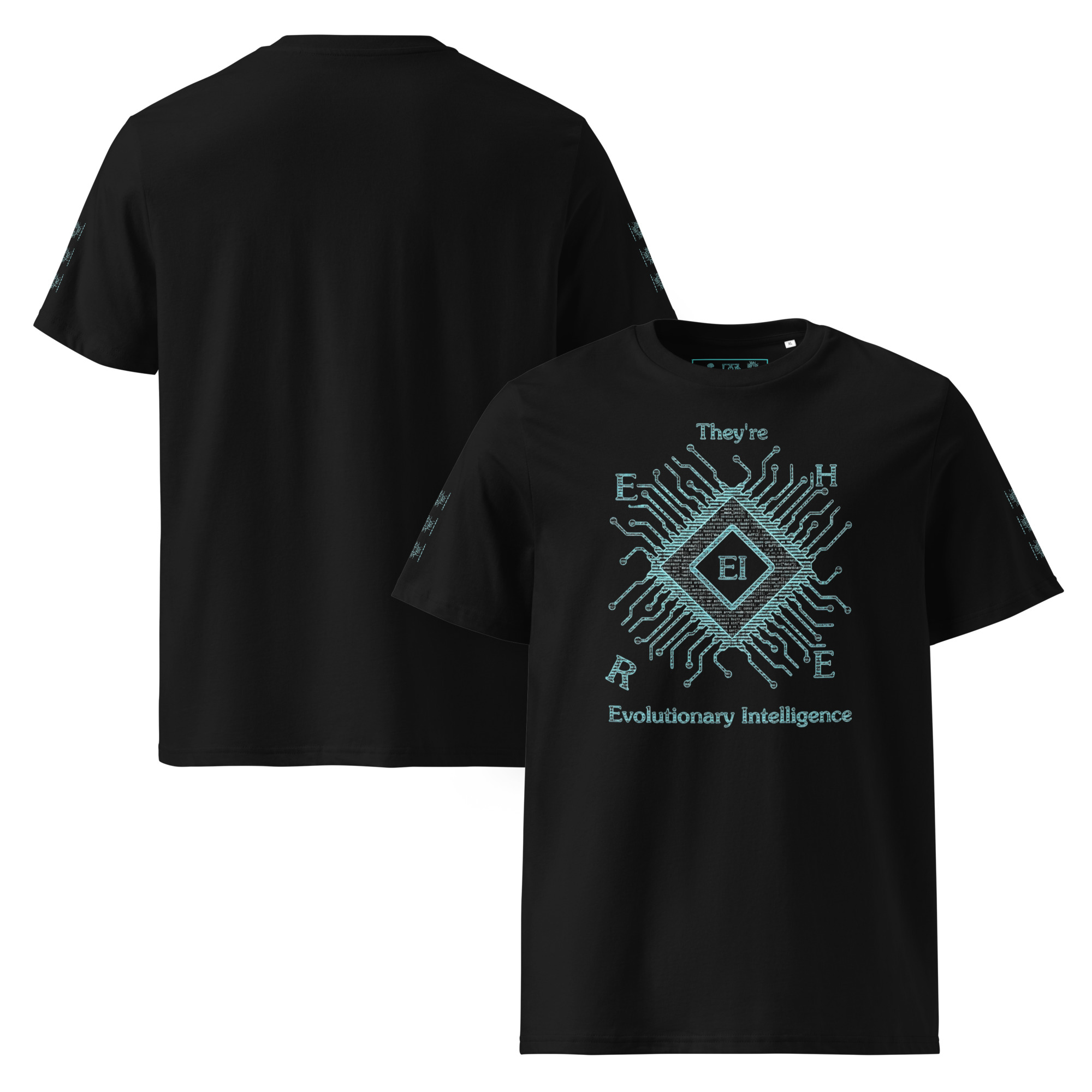 EI.001 Cyber Ed. | AG | Organic T-Shirt - Image 14