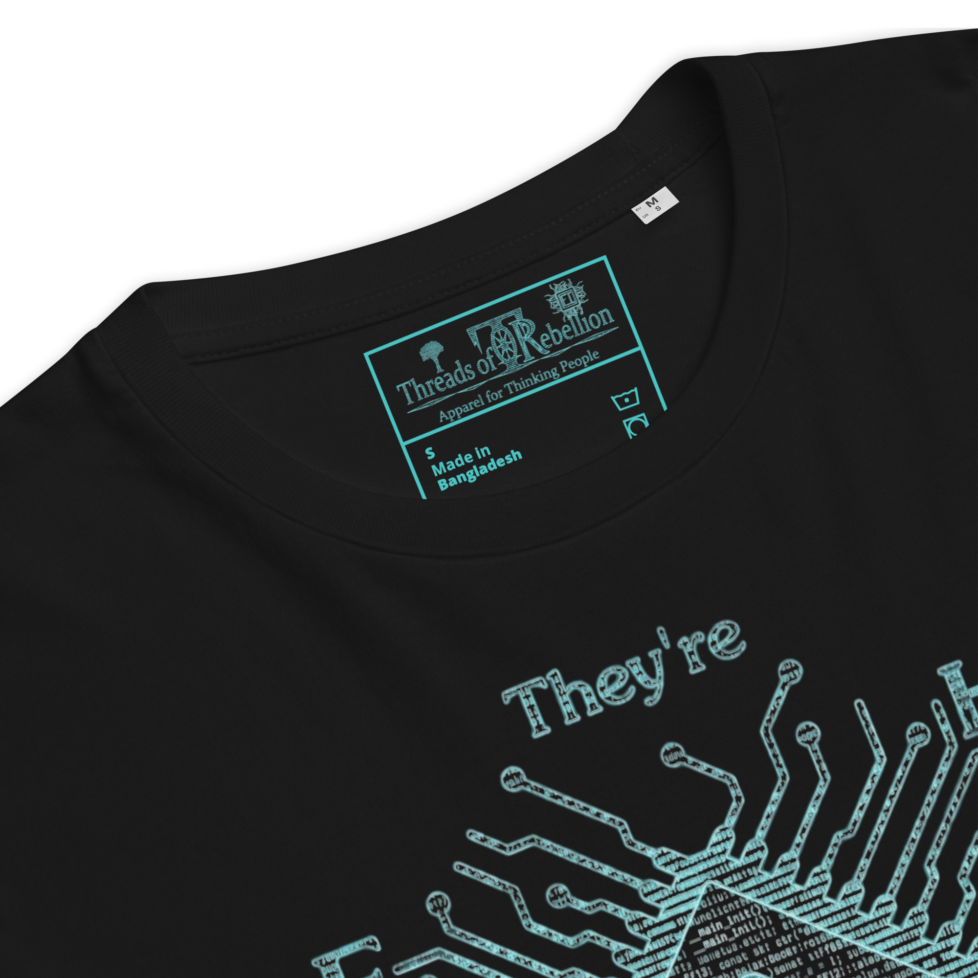 EI.001 Cyber Ed. | AG | Organic T-Shirt - Image 13