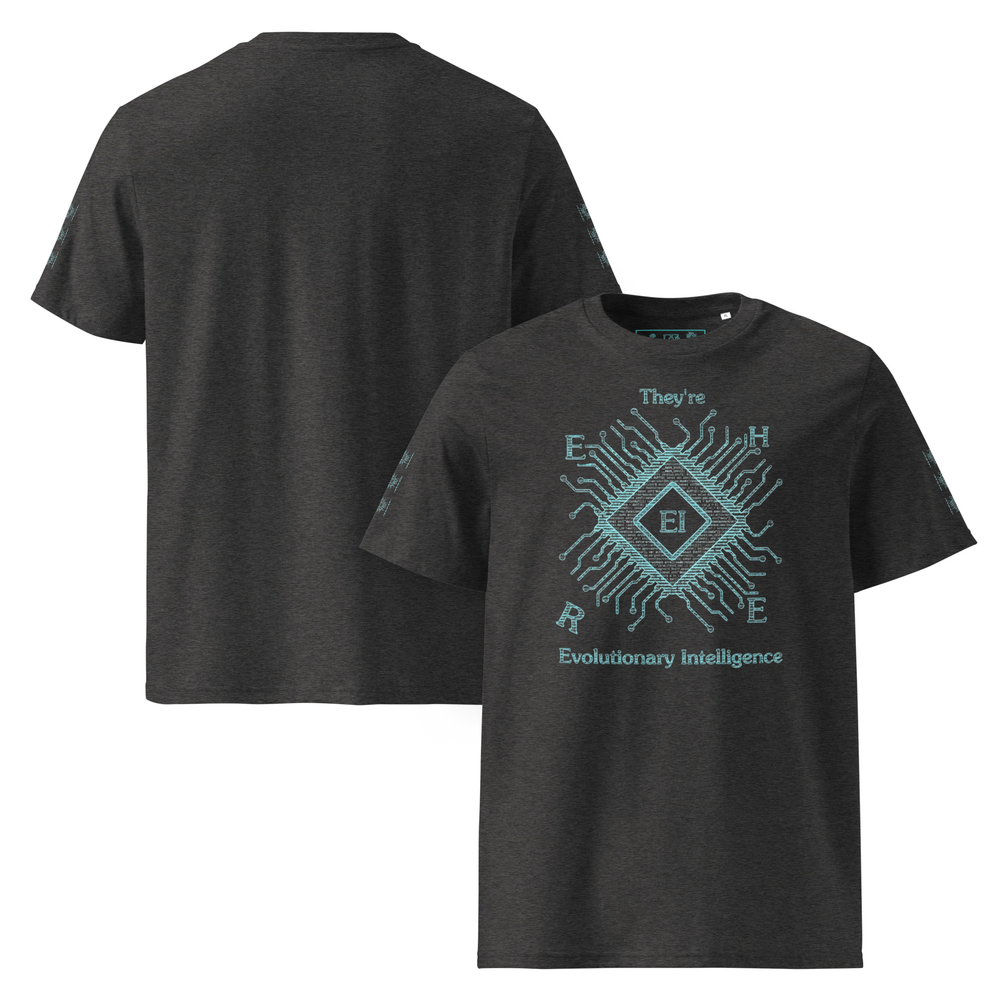 EI.001 Cyber Ed. | AG | Organic T-Shirt - Image 26