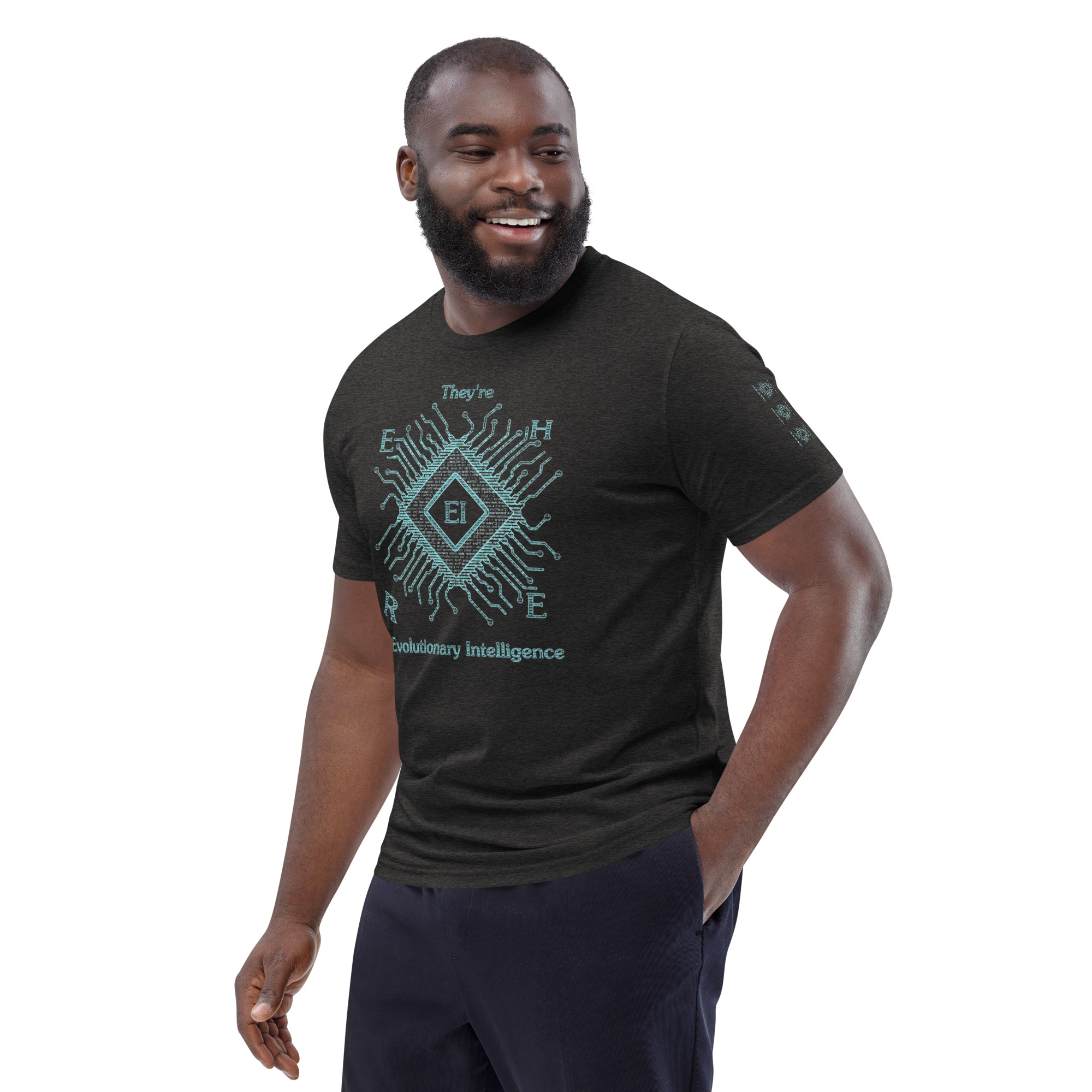EI.001 Cyber Ed. | AG | Organic T-Shirt - Image 27