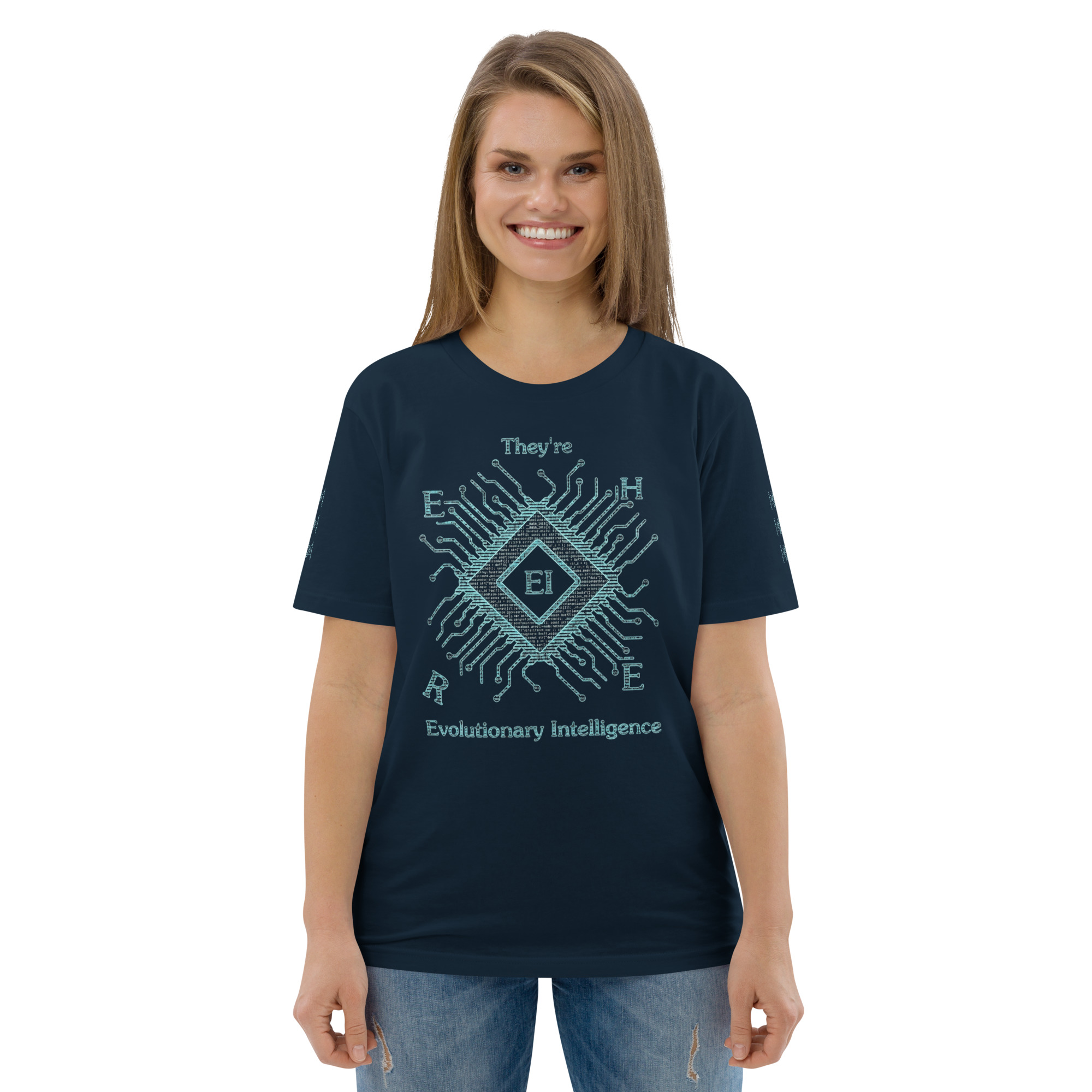 EI.001 Cyber Ed. | AG | Organic T-Shirt - Image 16