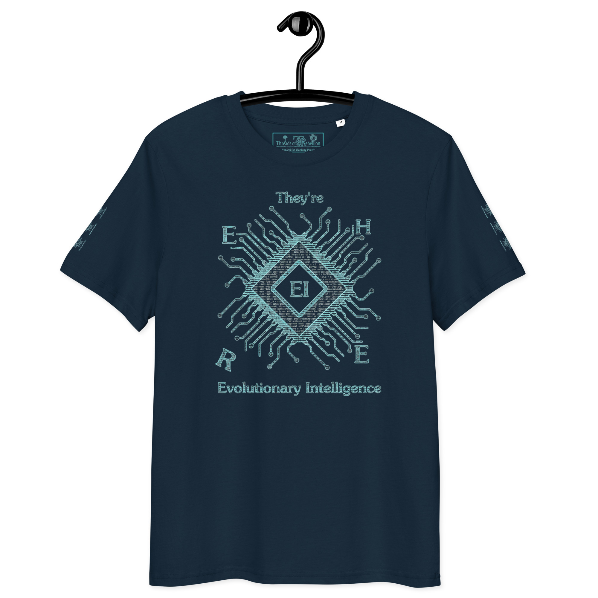 EI.001 Cyber Ed. | AG | Organic T-Shirt - Image 42