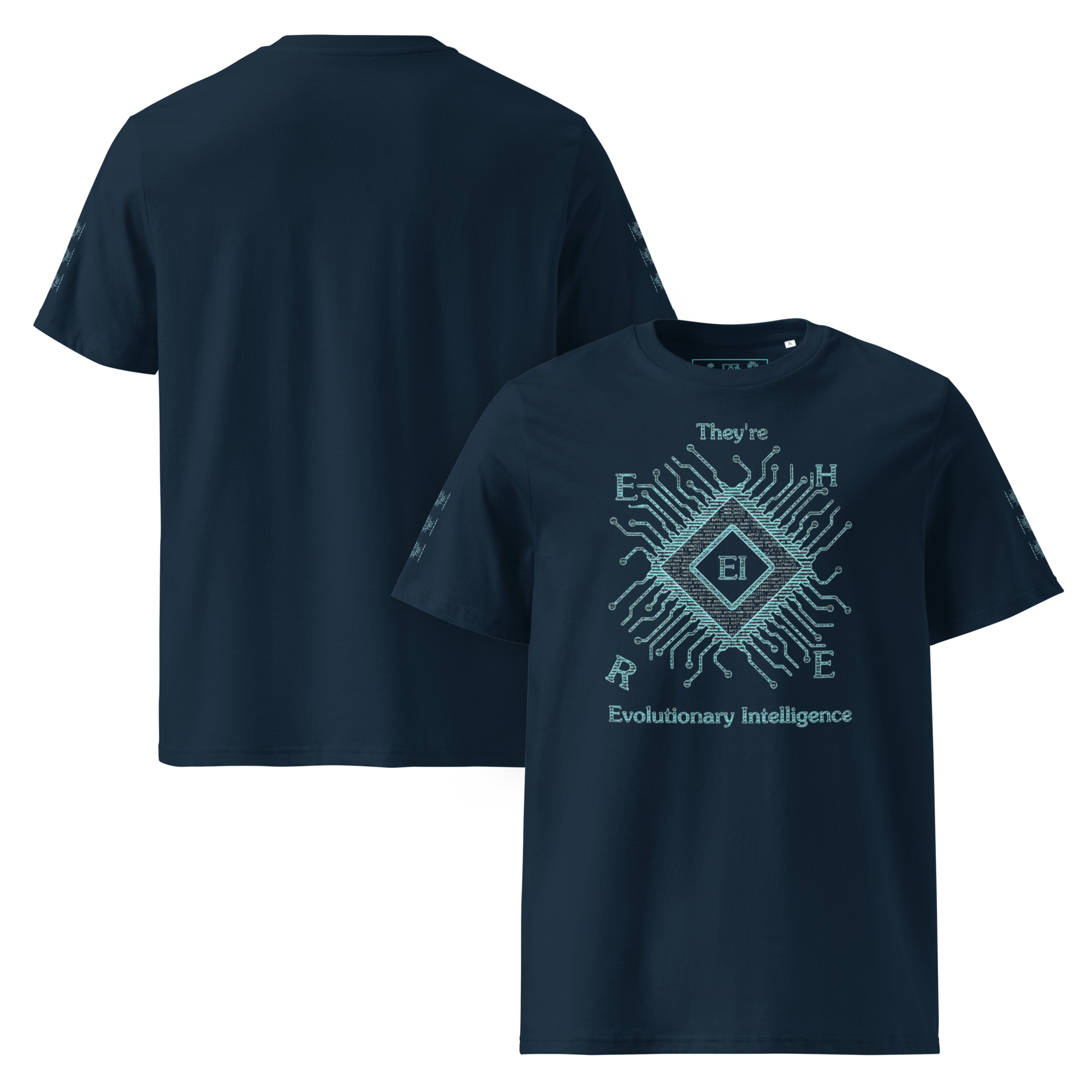 EI.001 Cyber Ed. | AG | Organic T-Shirt - Image 3