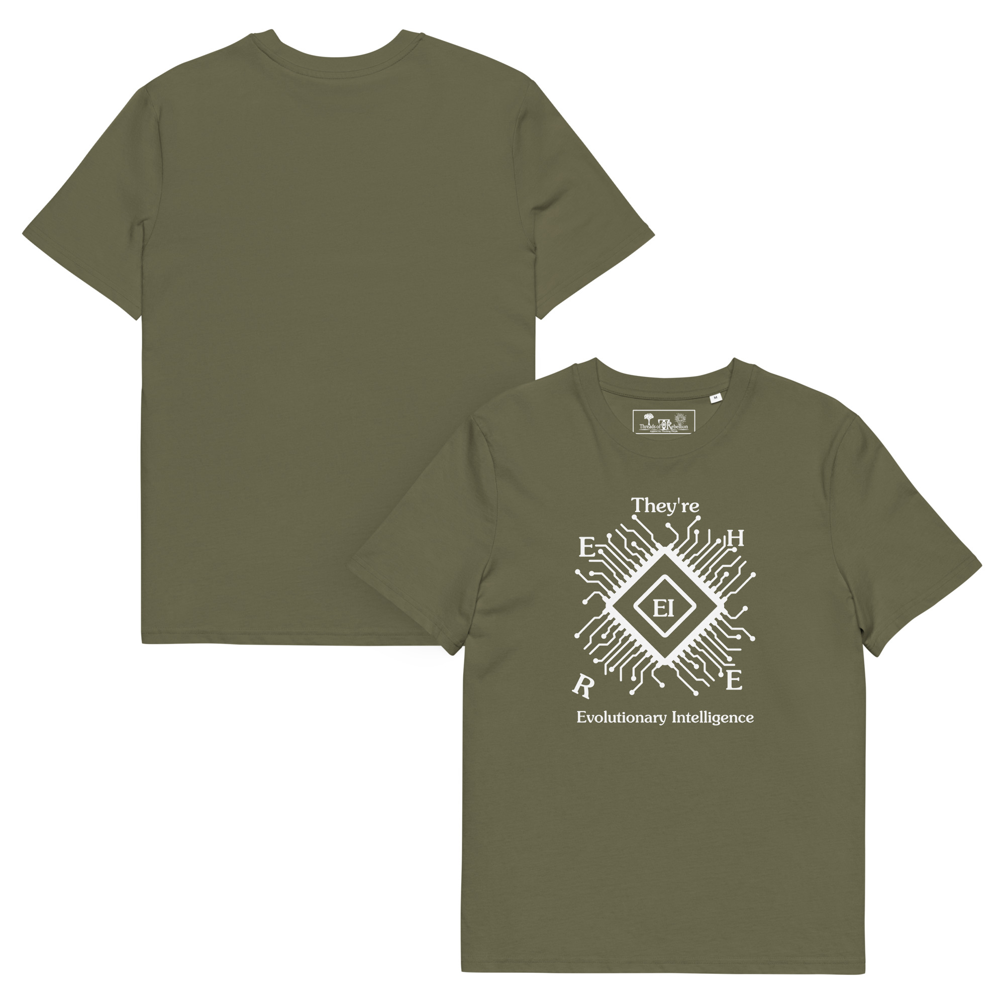 EI.001 | AG | Organic T-Shirt | Dark - Image 4